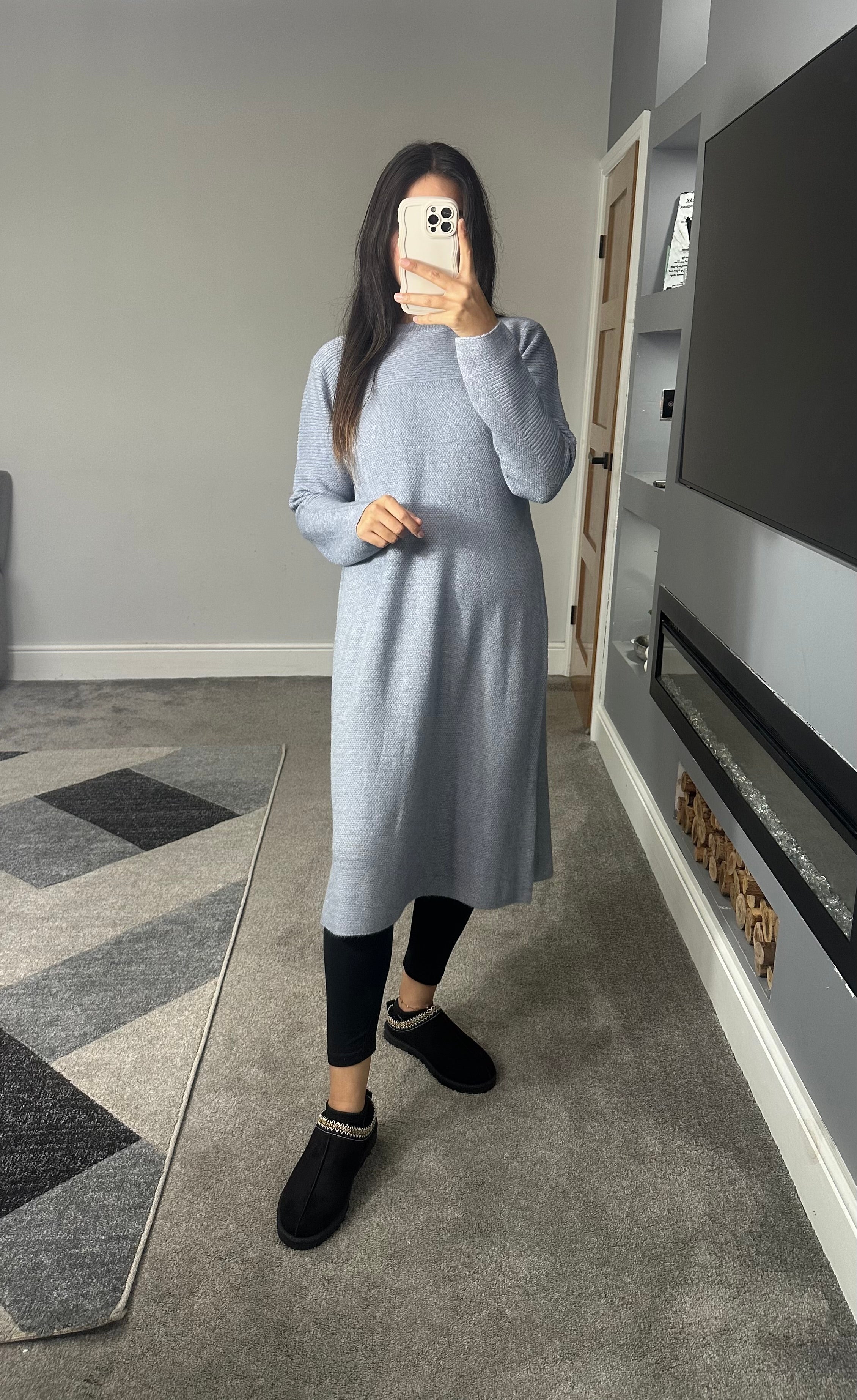 Leena Soft knitted jumper dress