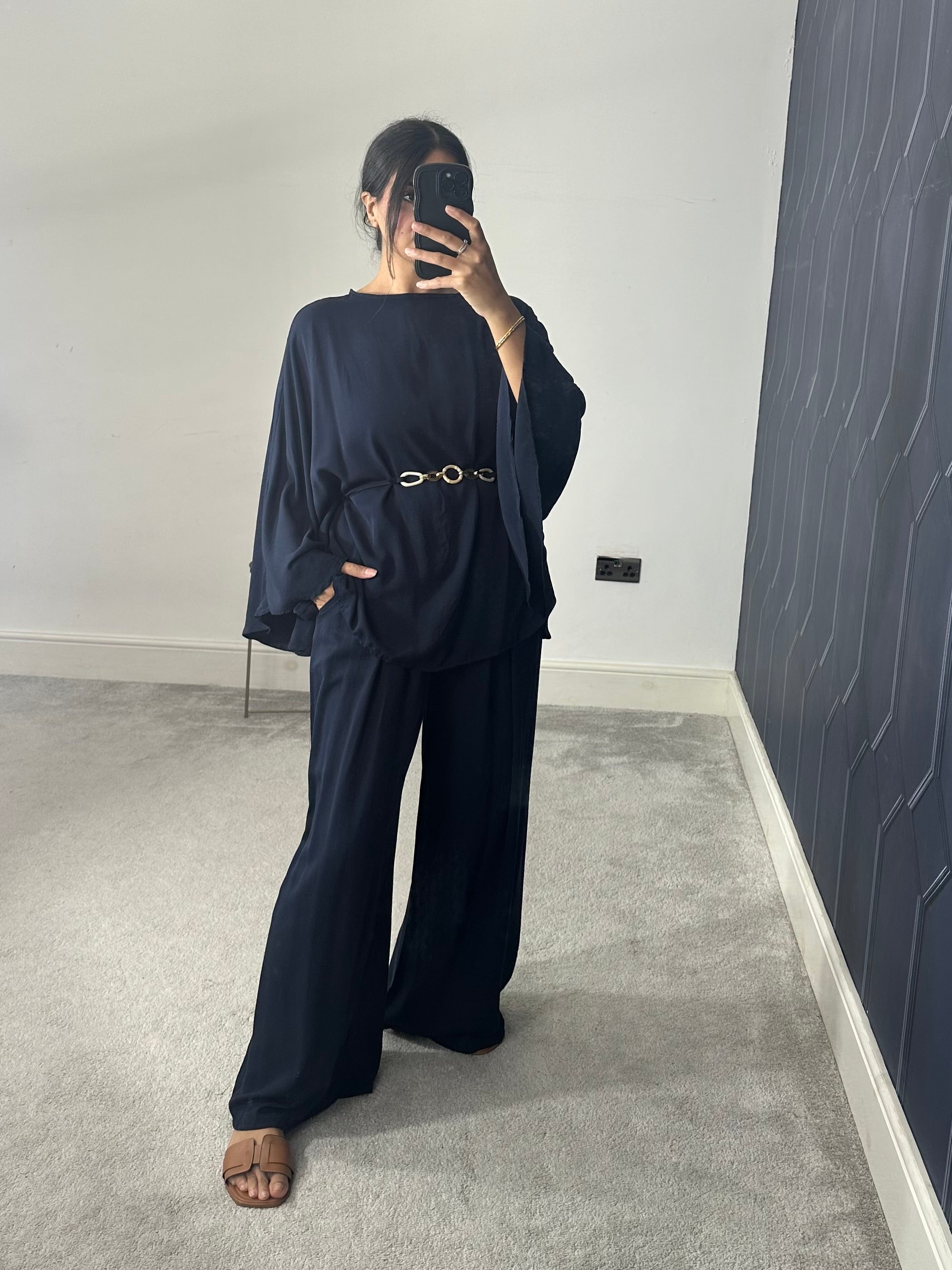 Aaira Poncho Style 2 piece co-ords