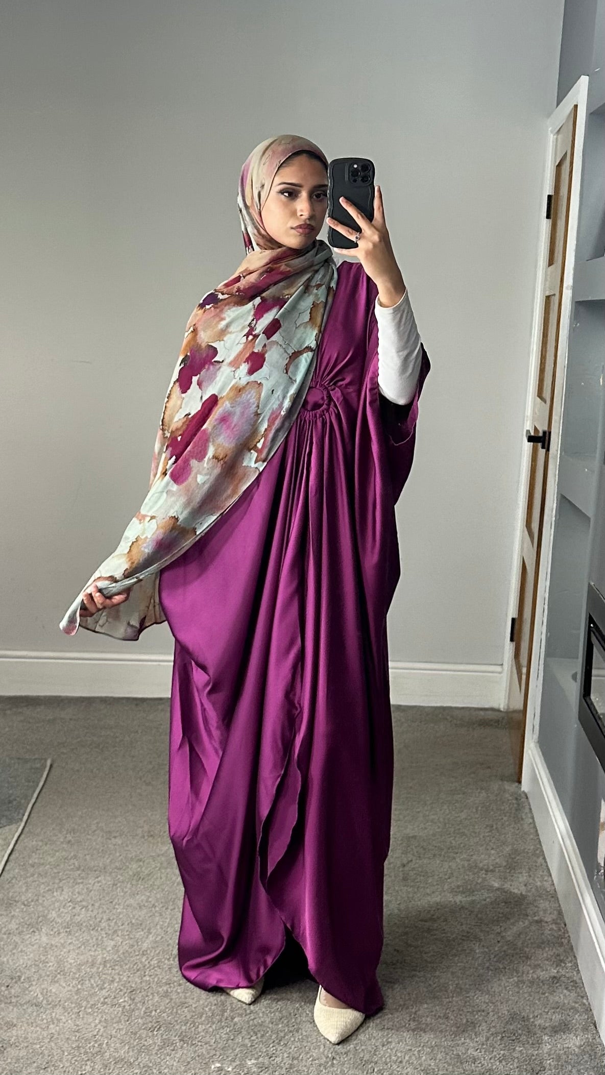 Aysel Satin Kaftan