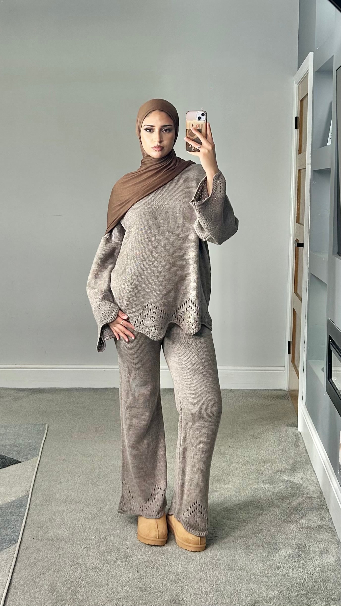 Reema crochet detail co ords set