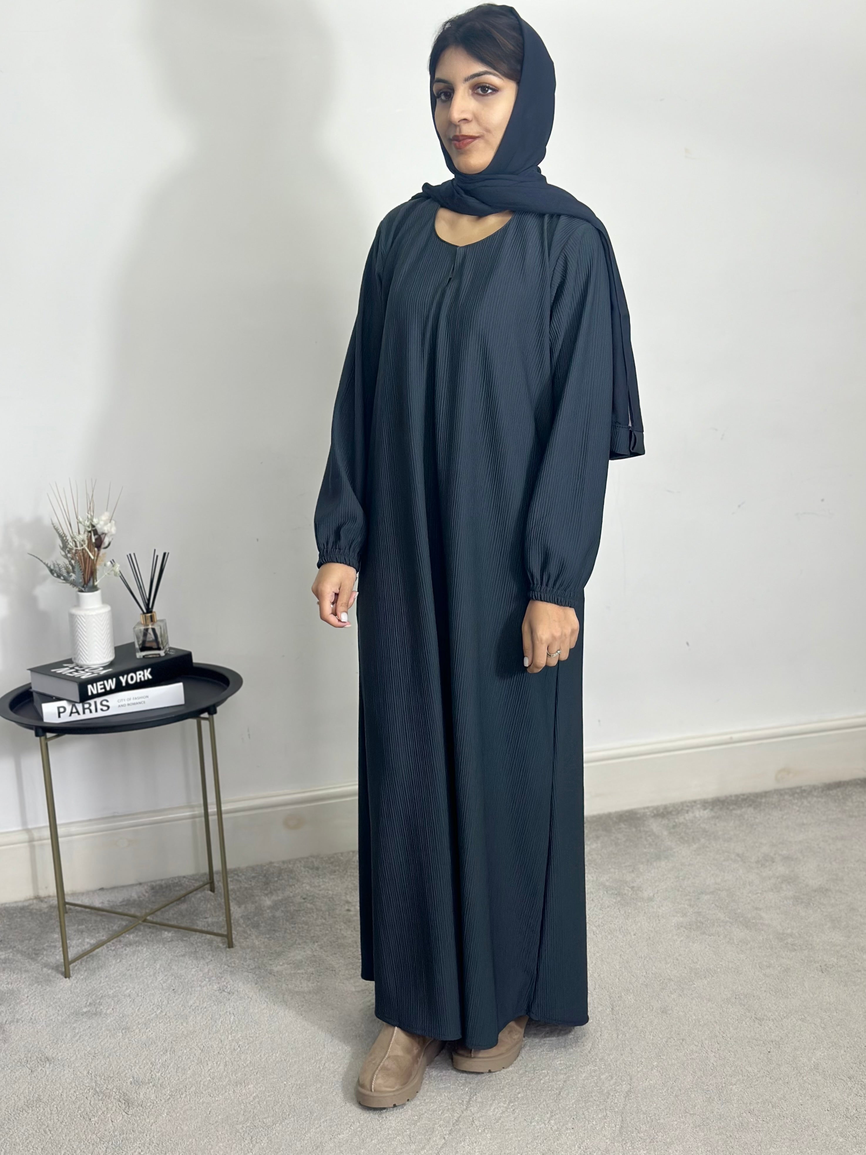 Husna Abaya (Grey)