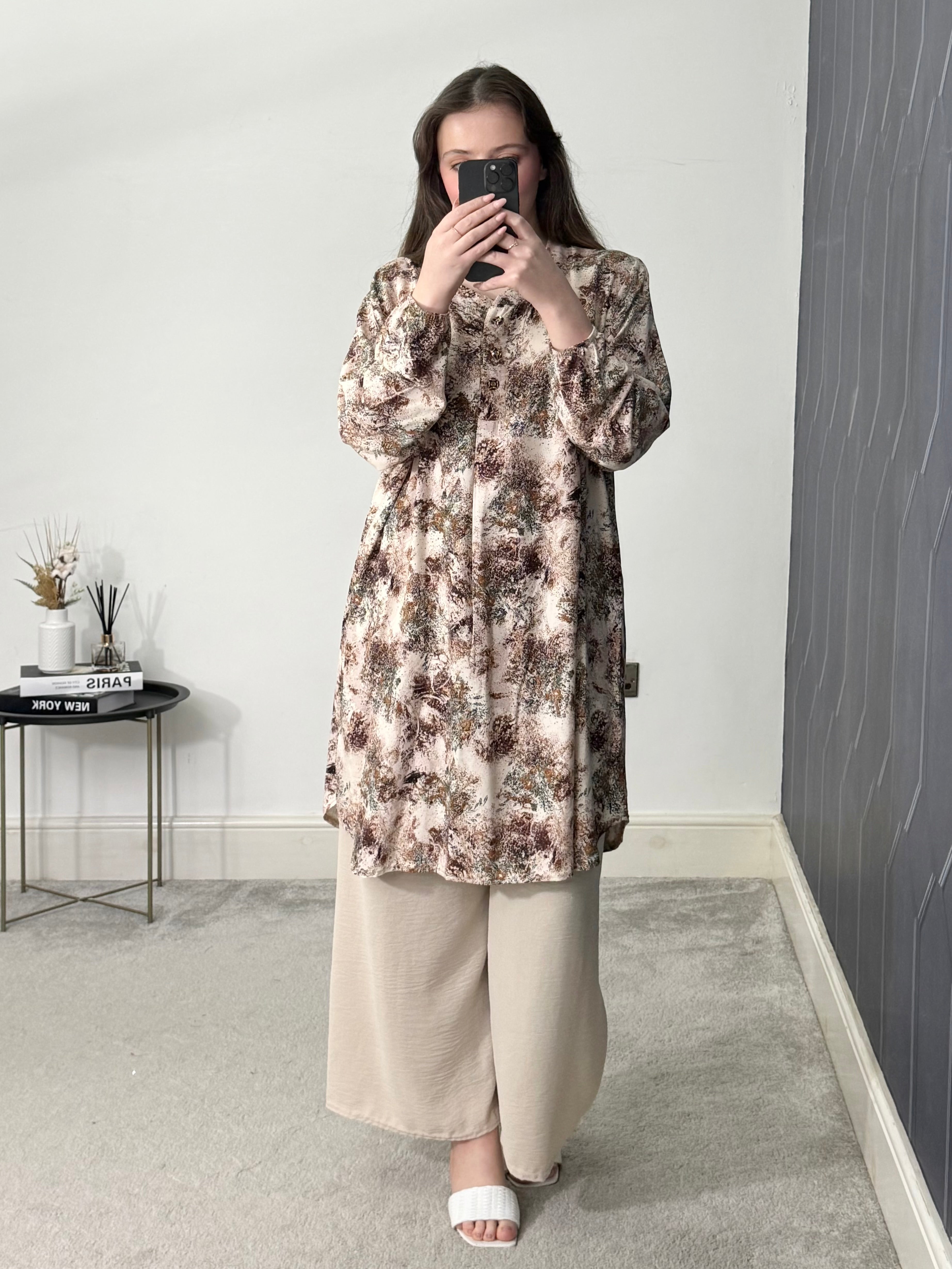 Printed 2 pieces co-ords set