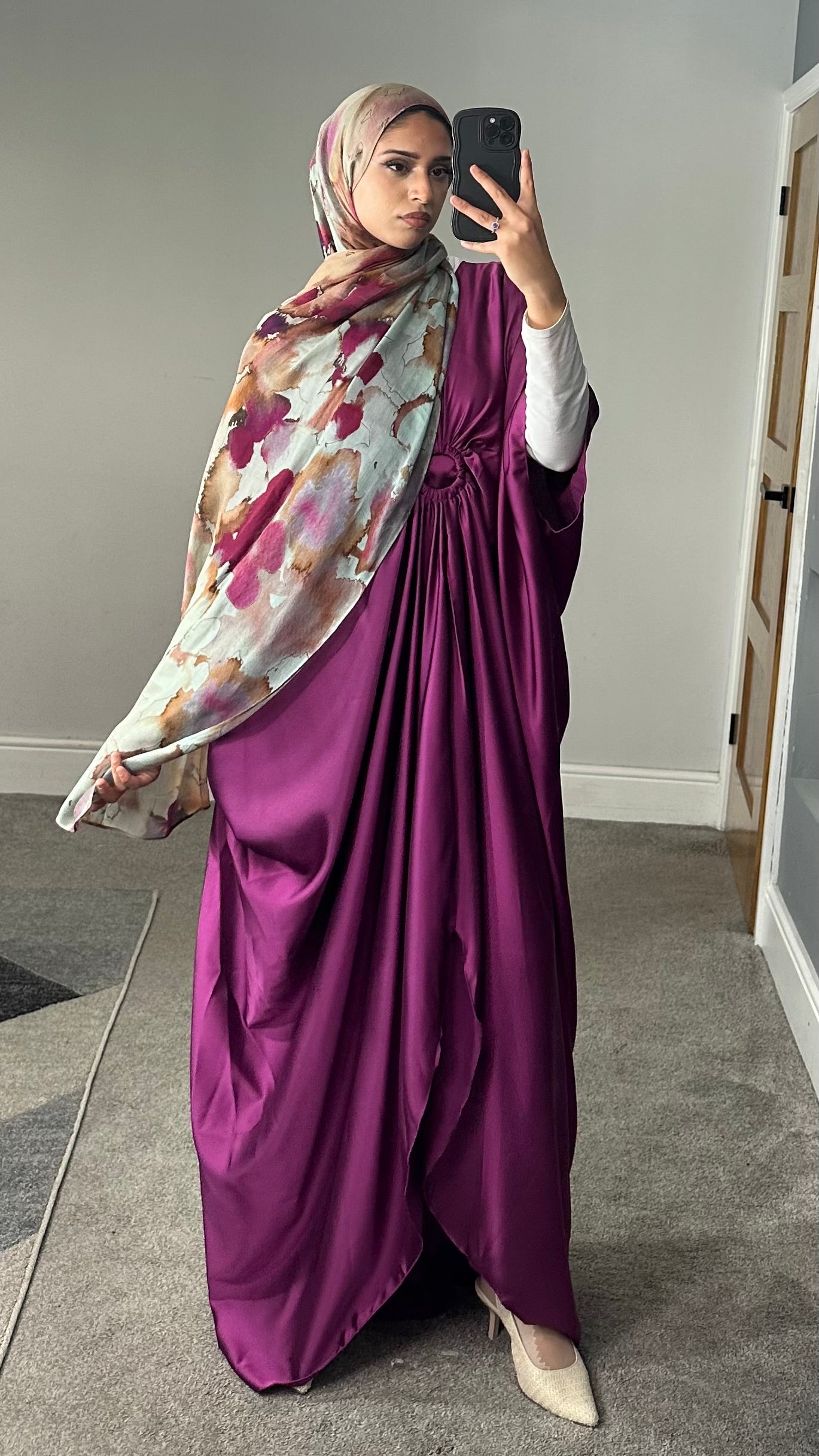 Aysel Satin Kaftan