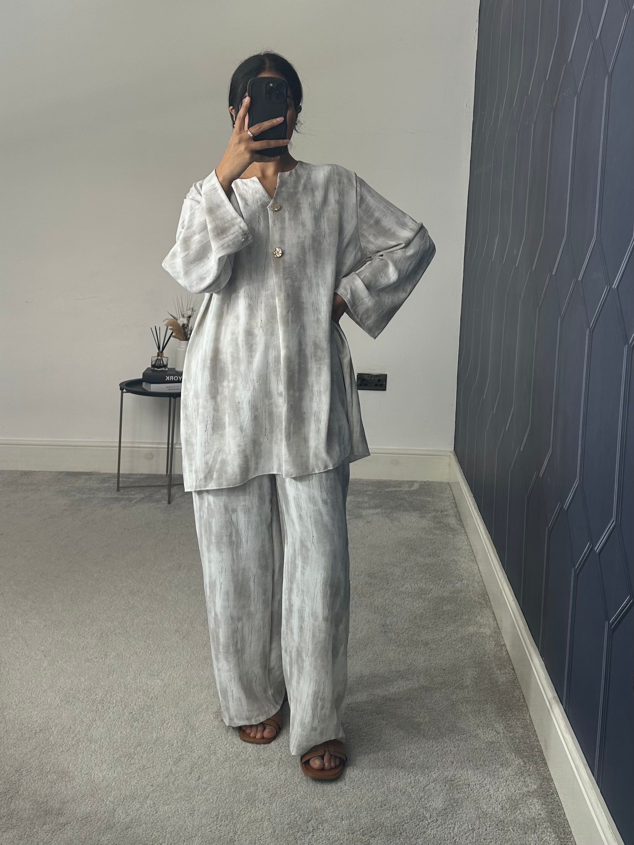 Marble Print 2 piece co-ords set