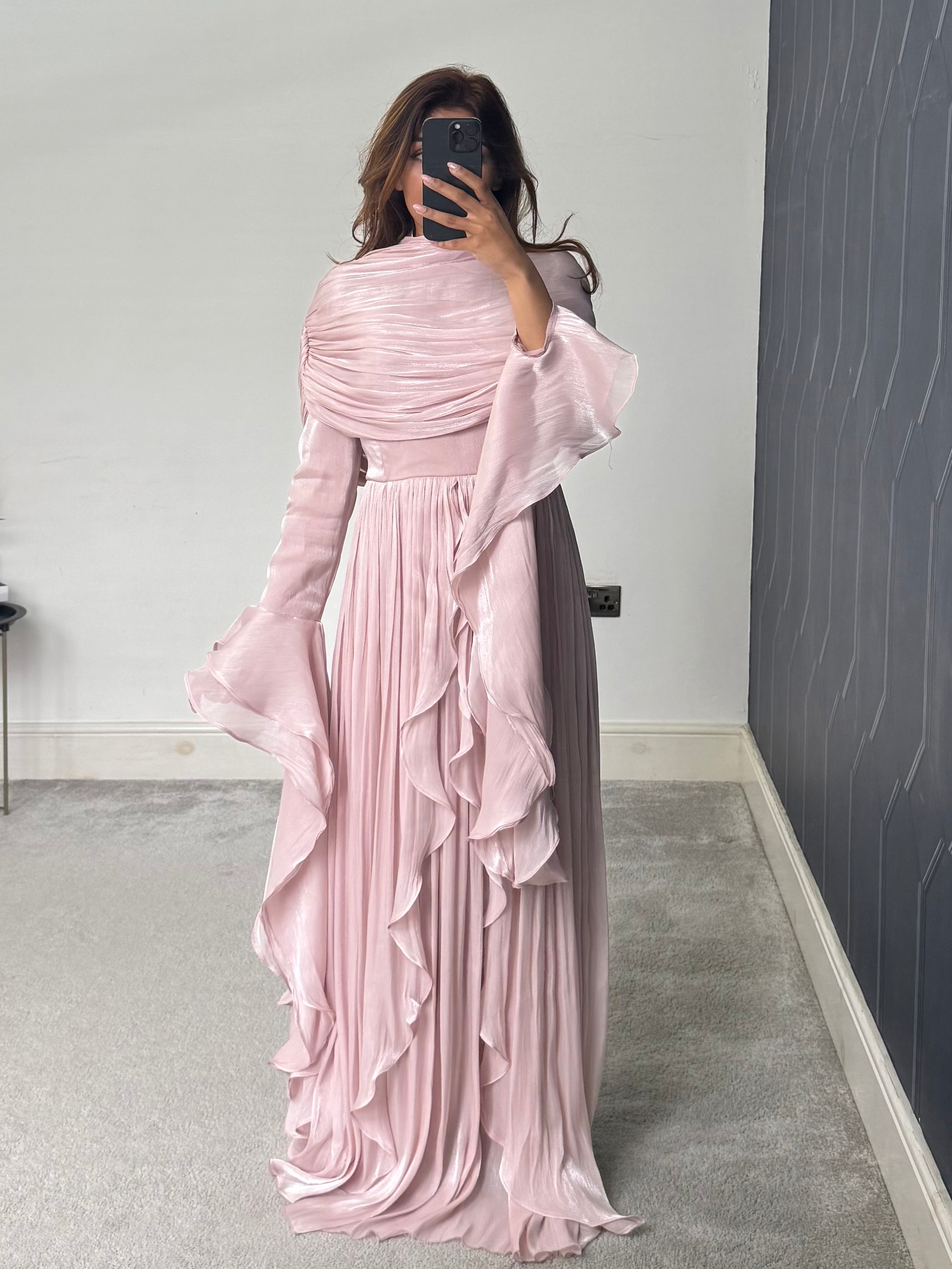 Liyana Modest Dress (Pink)