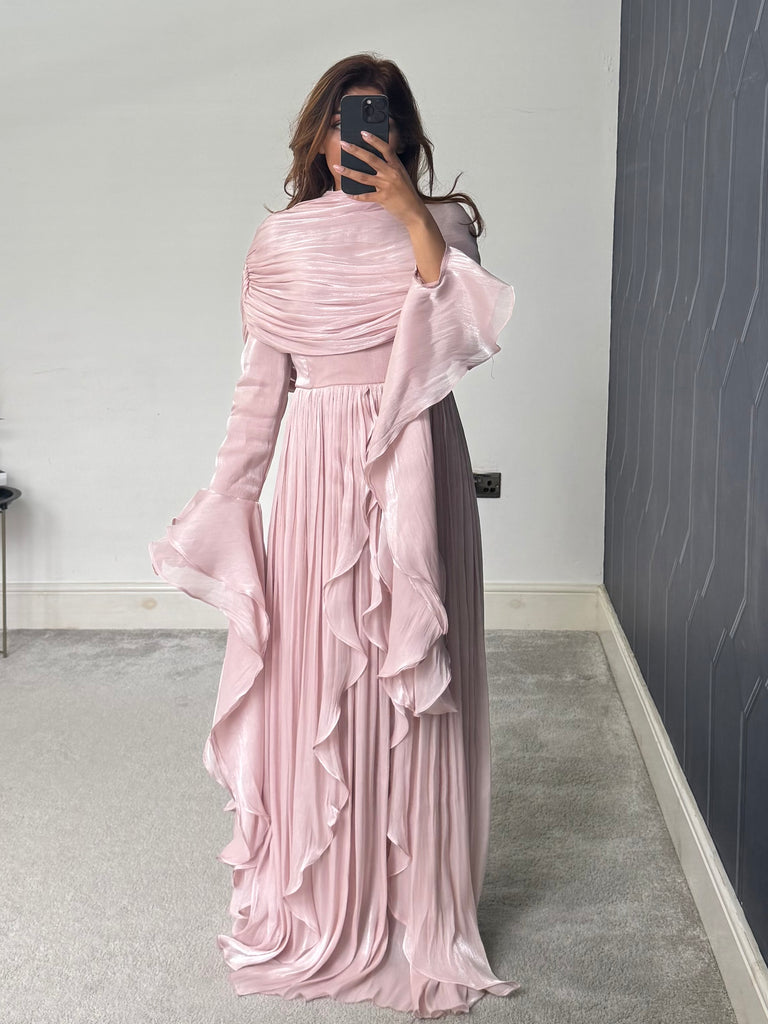 Liyana Modest Dress (Pink)