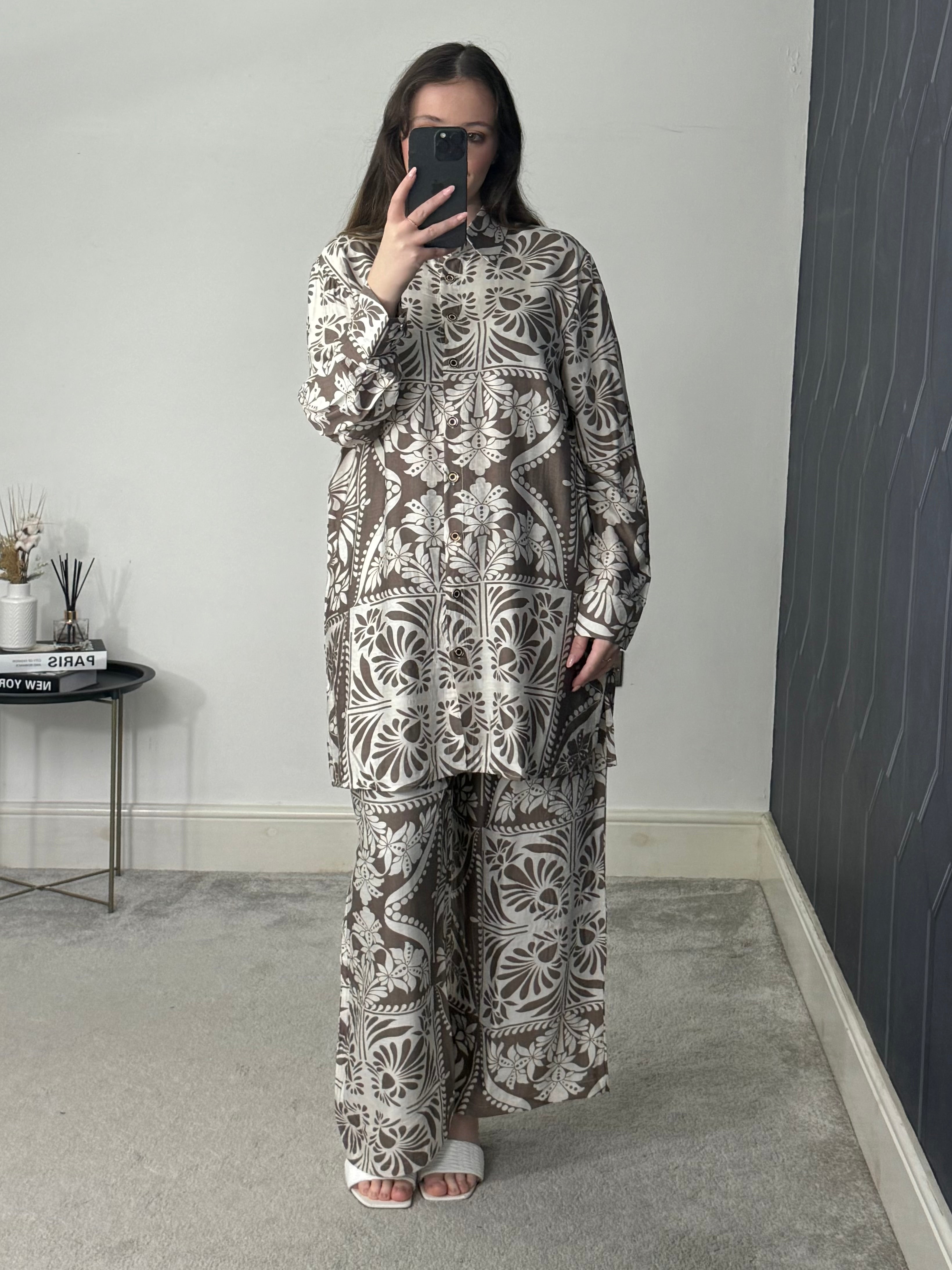 Printed 2 pieces co-ord set