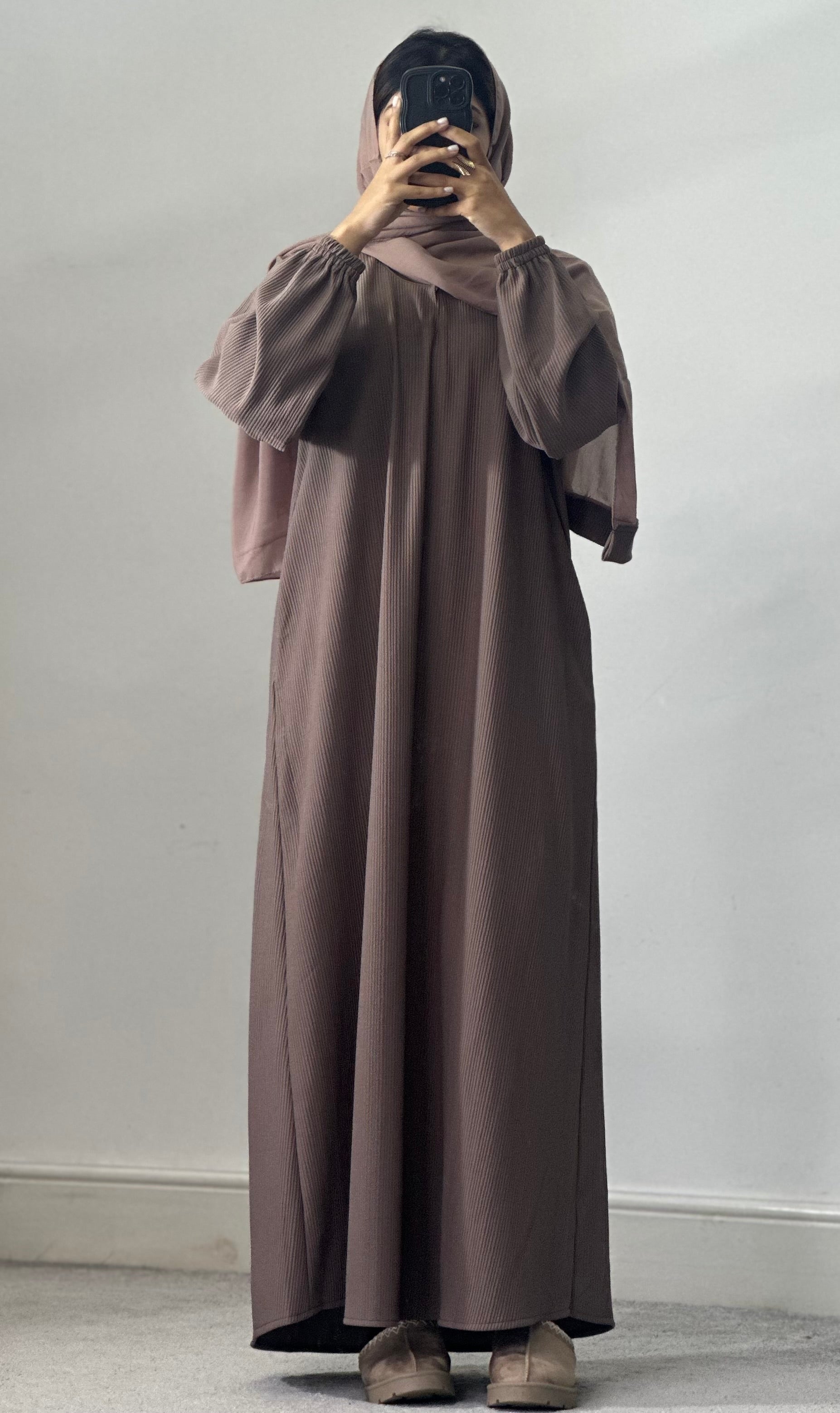Husna Abaya (Mocha Taupe)