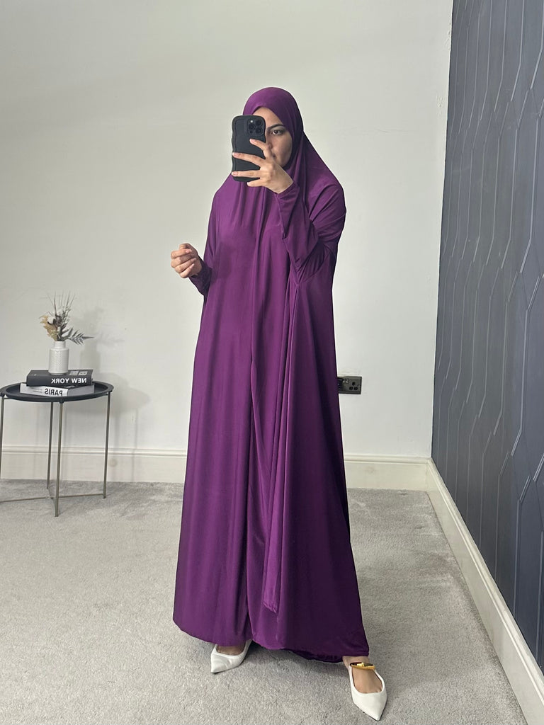 Prayer Jilbab/Khimar/Burkah( Black )