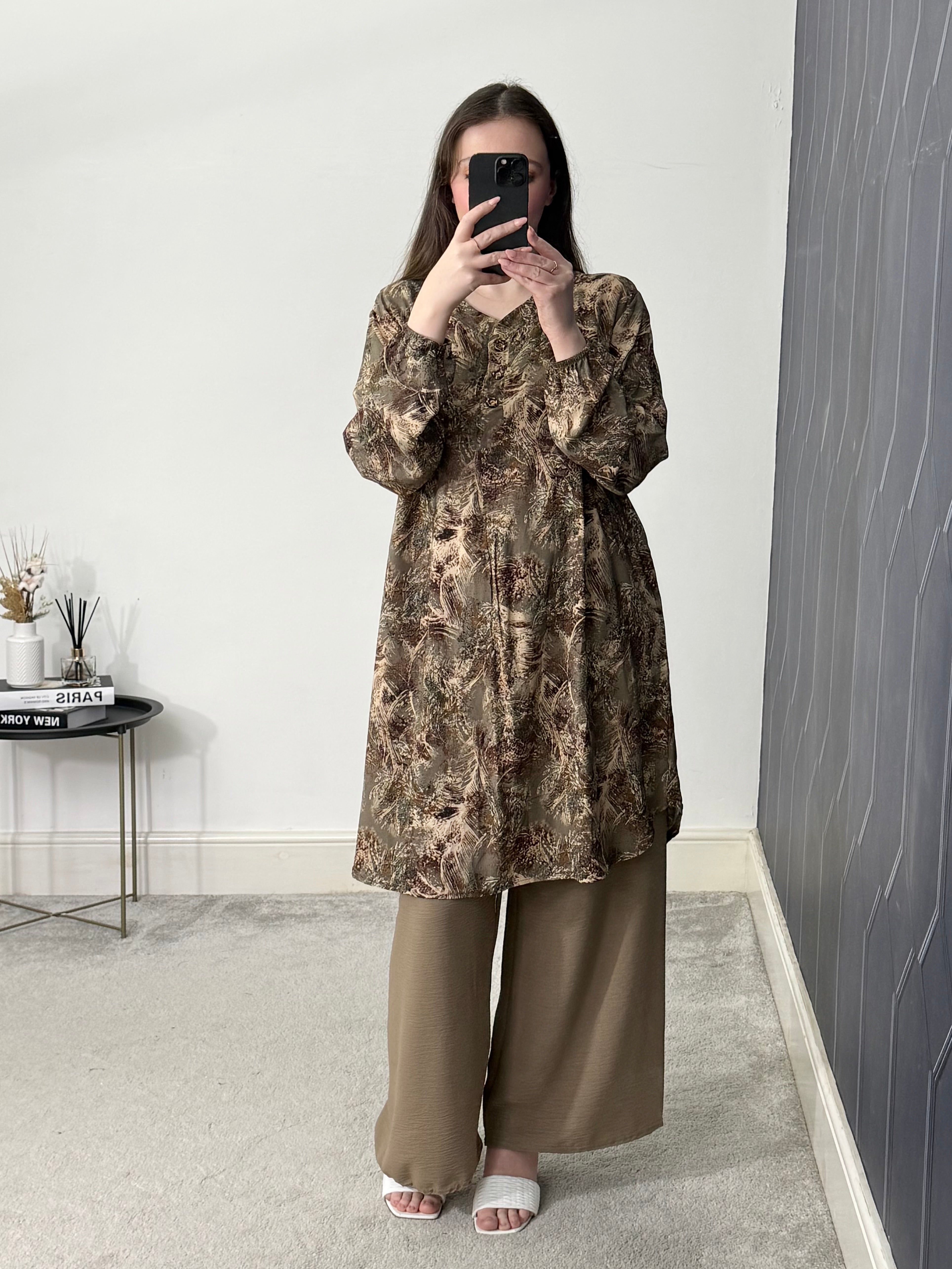 Printed 2 pieces co-ords set