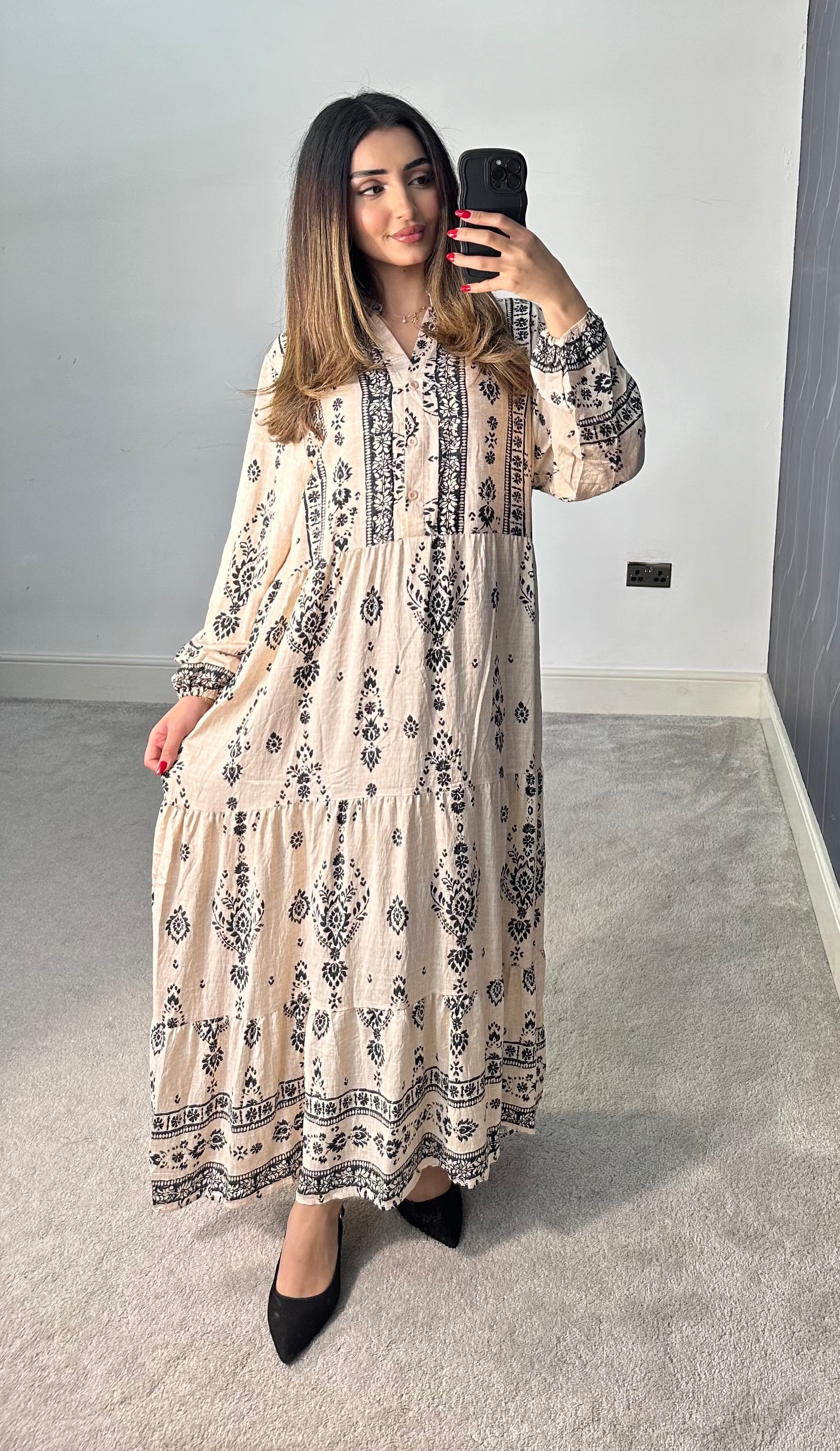 Luna Long Summer Dress (Plus Size)