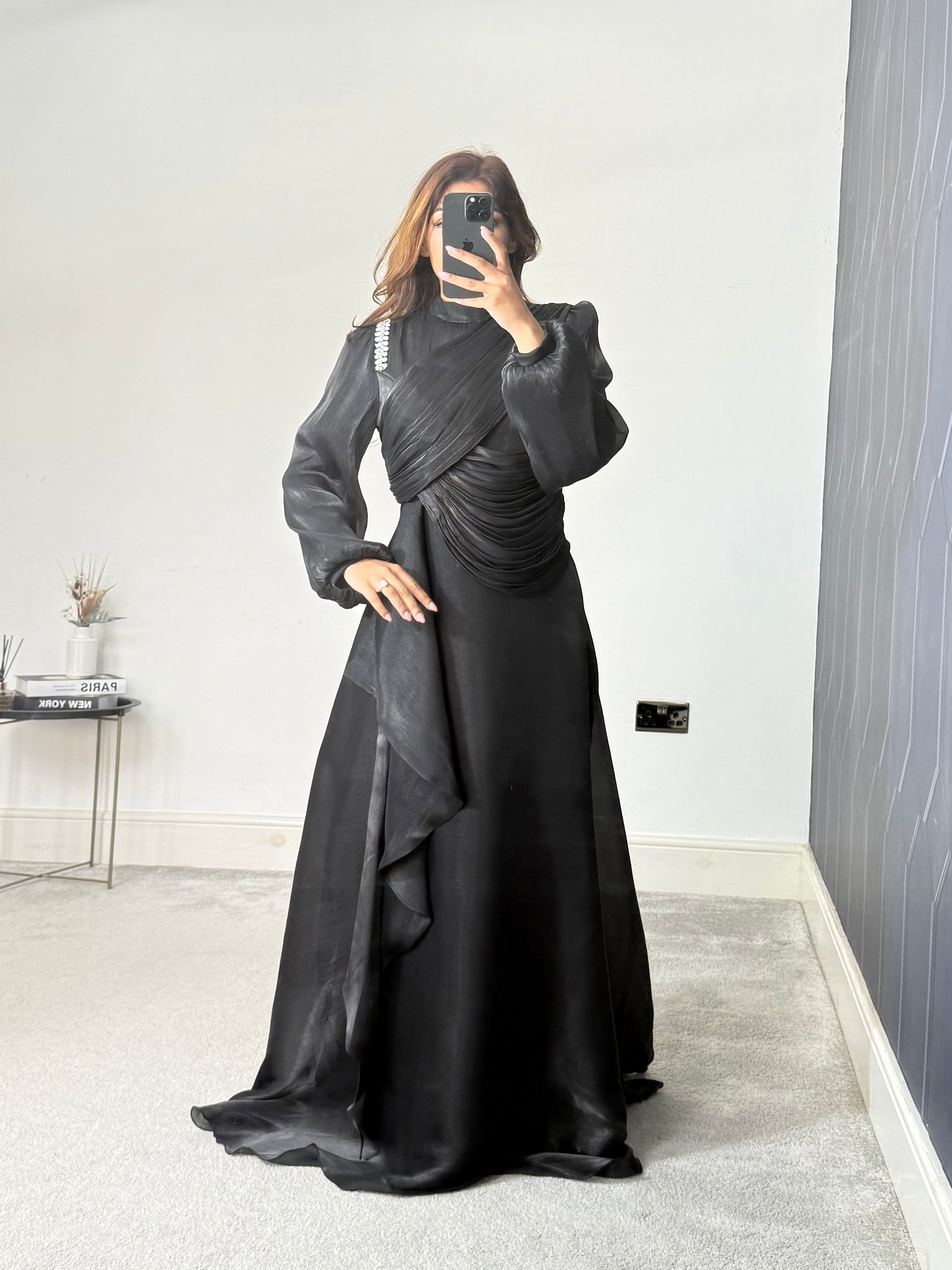 Faryal Modest Dress (Black)
