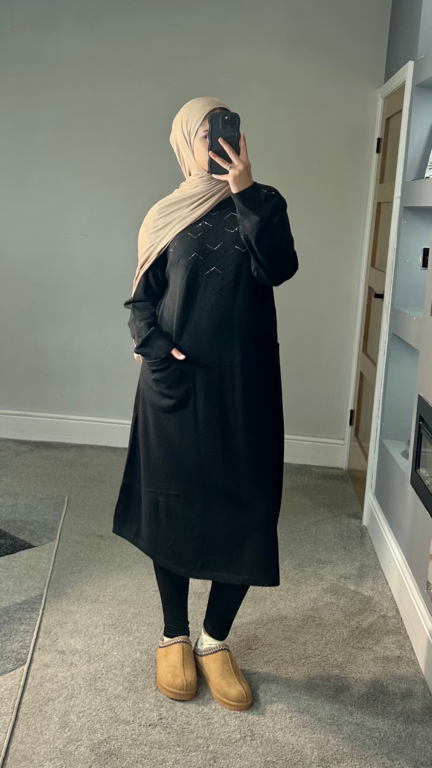 Leema soft knit pocket dress
