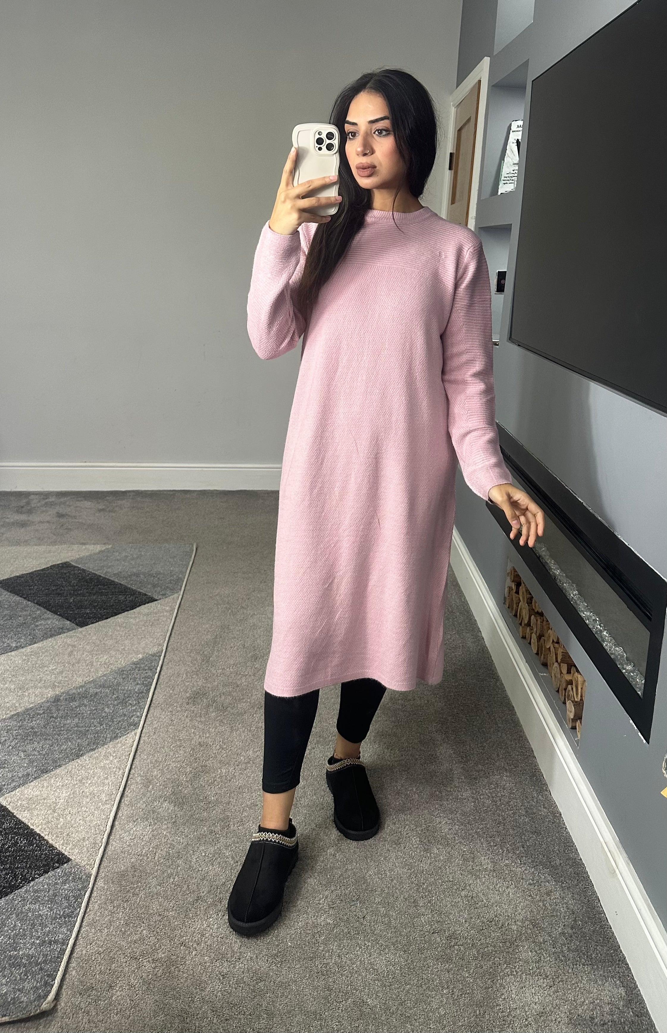 Leena Soft knitted jumper dress