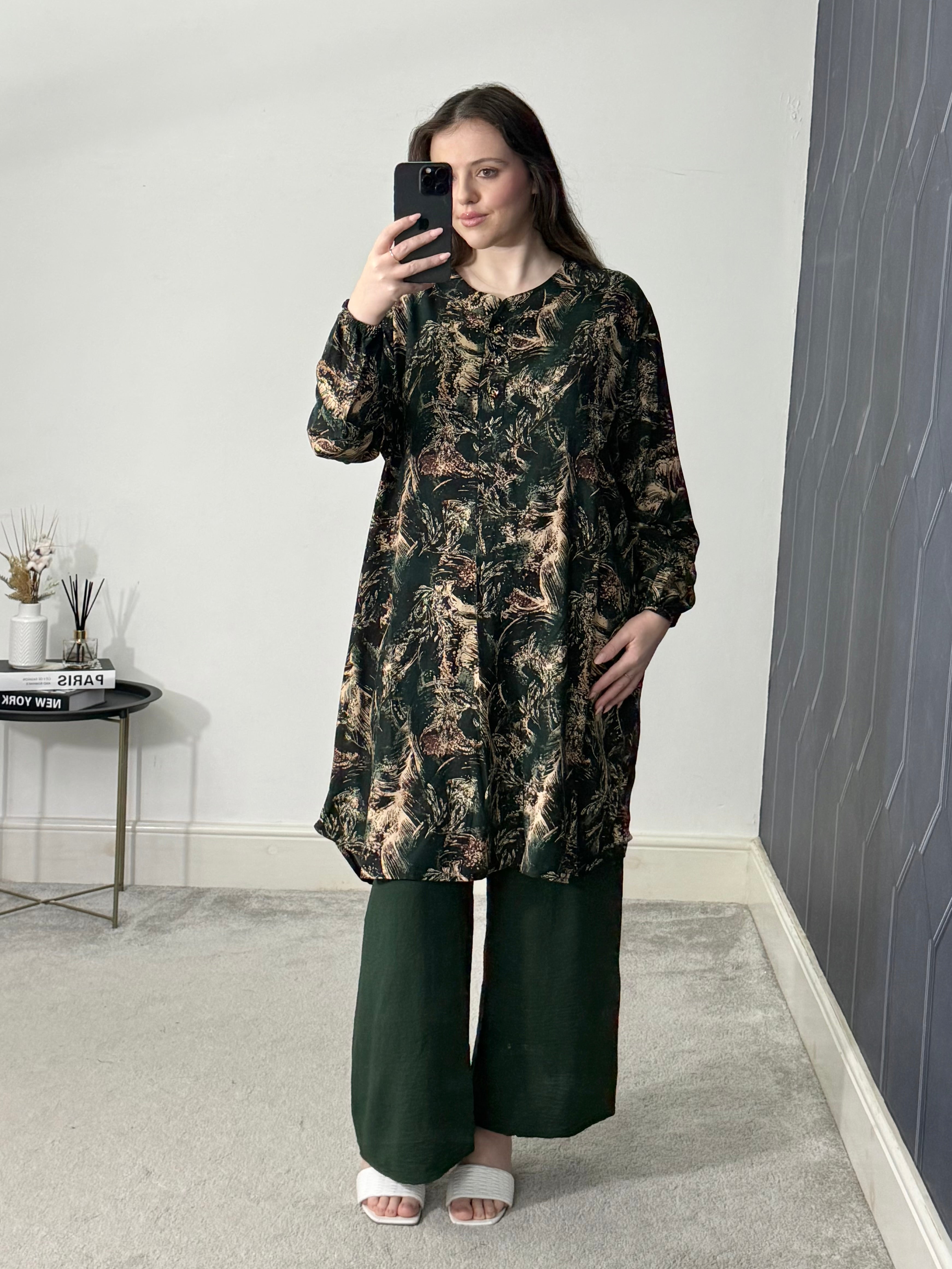 Printed 2 pieces co-ords set