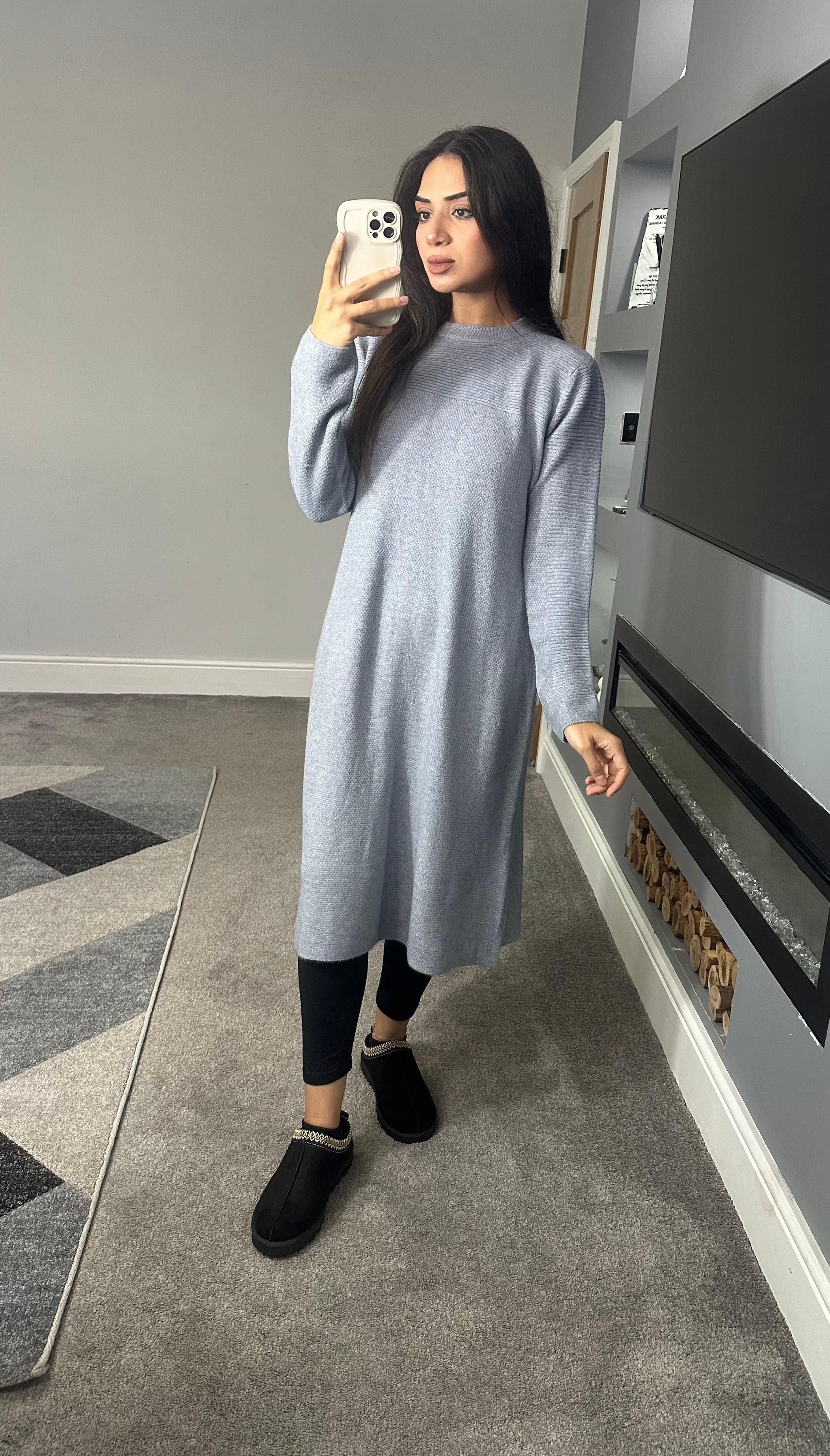 Leena Soft knitted jumper dress