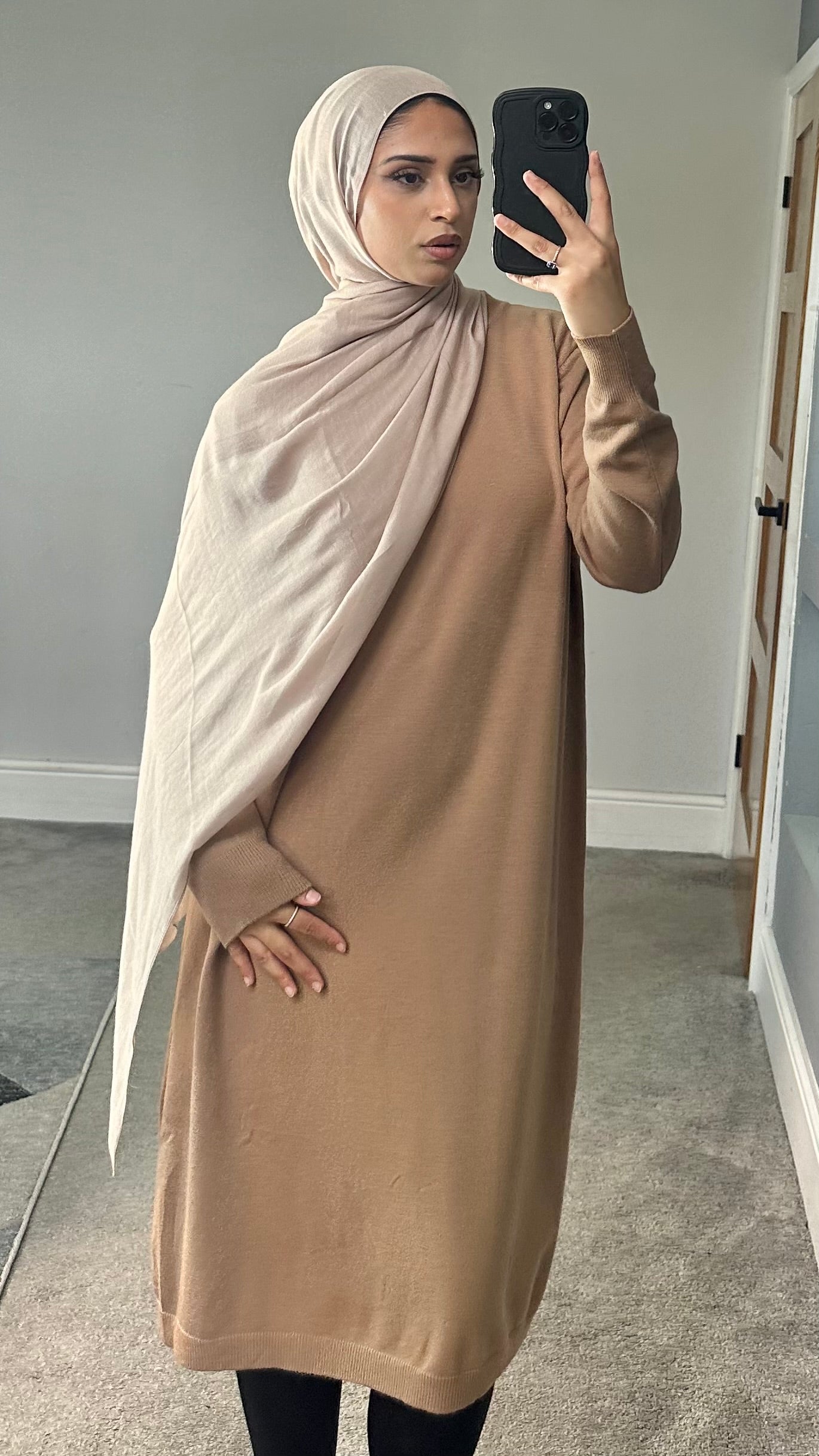 Maya Soft Knit Long sleeve dress