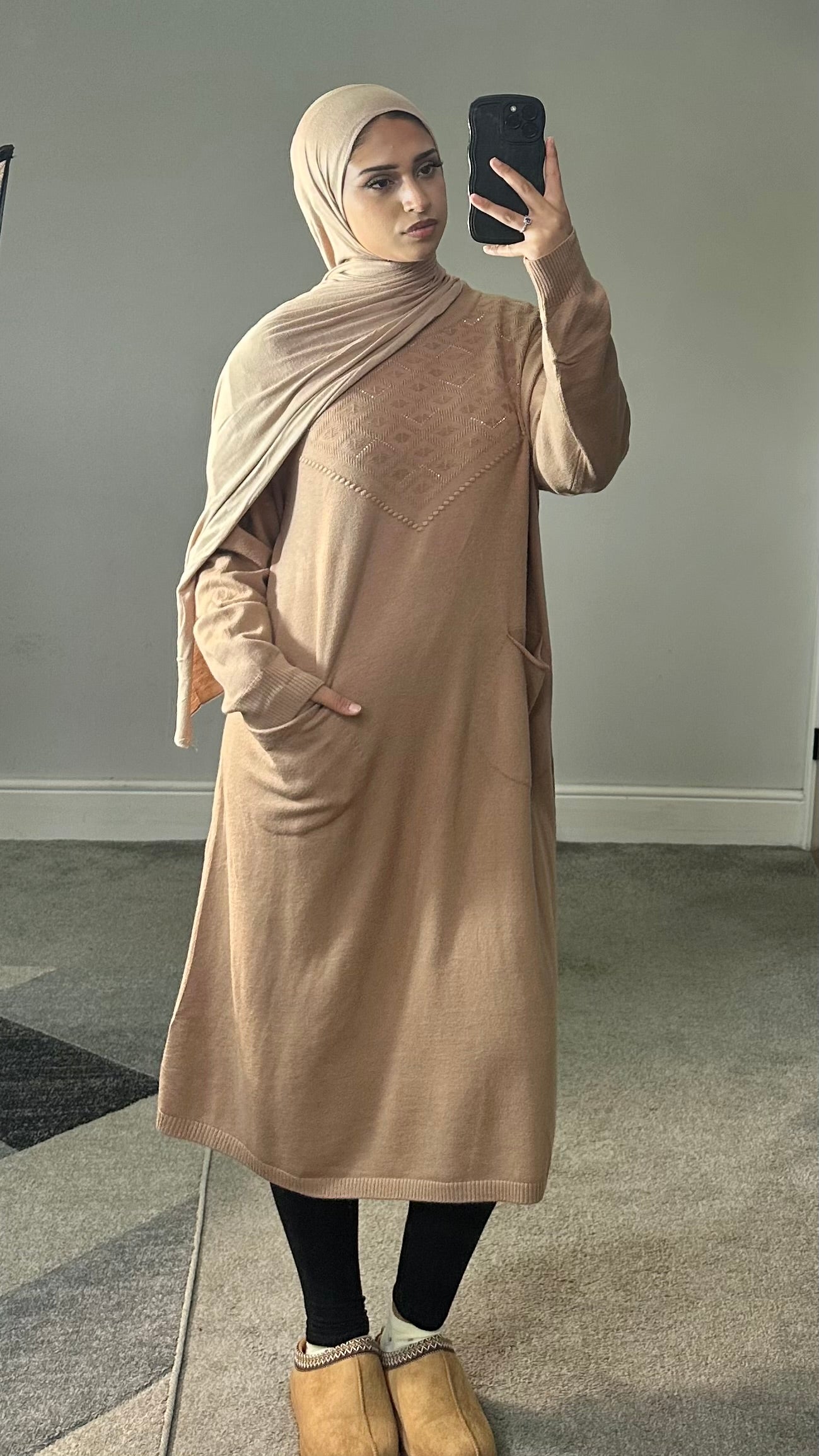 Leema soft knit pocket dress