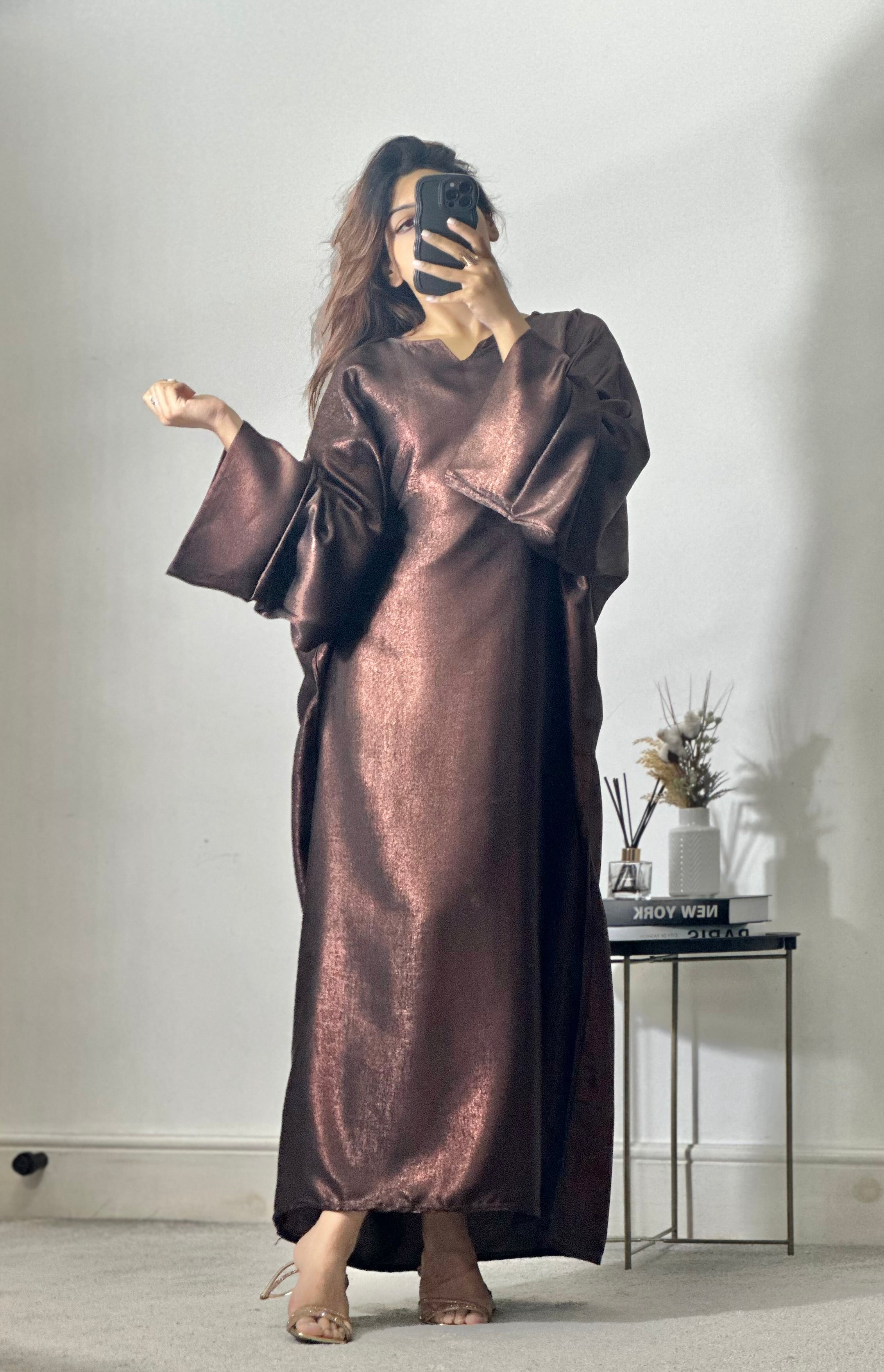 AURELIA METALLIC KAFTAN