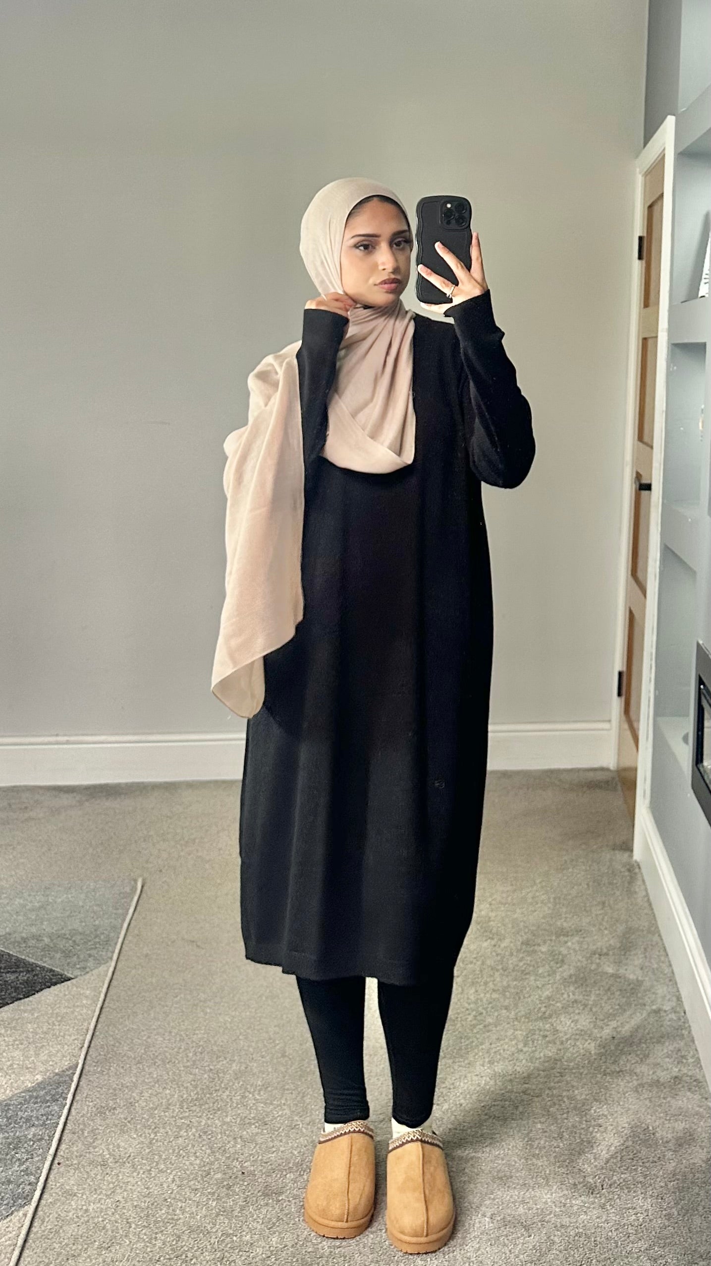 Maya Soft Knit Long sleeve dress