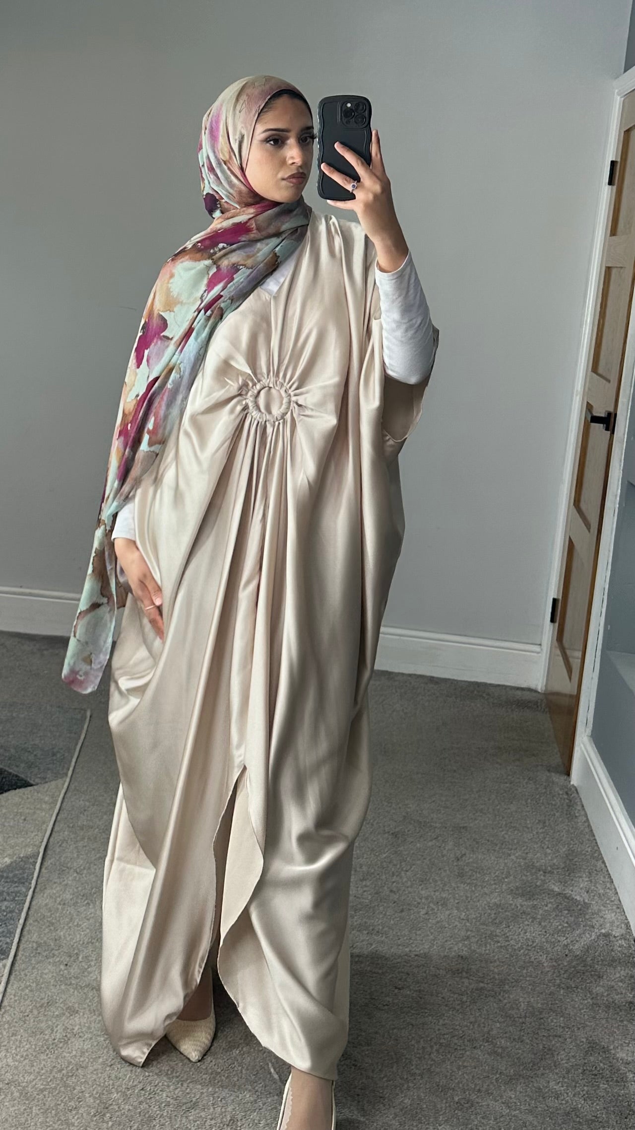 Aysel Satin Kaftan