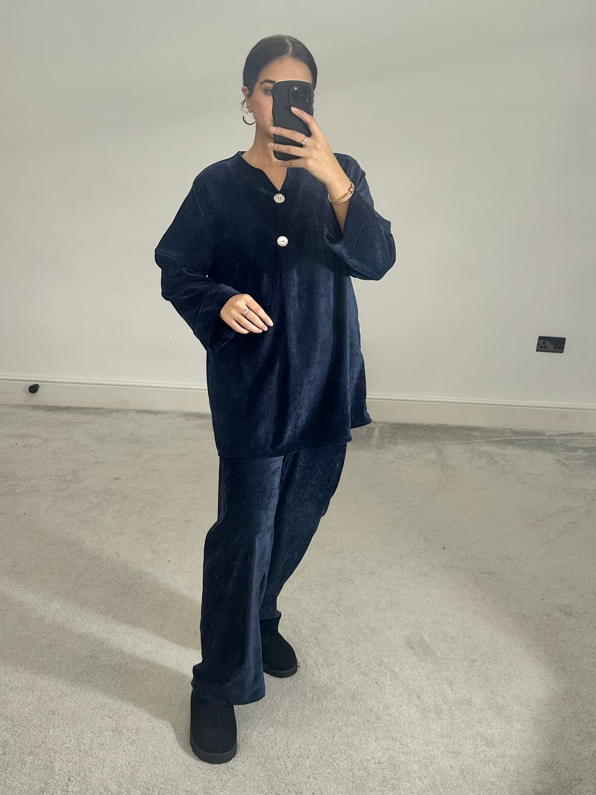 Velvet 2 piece co ord set