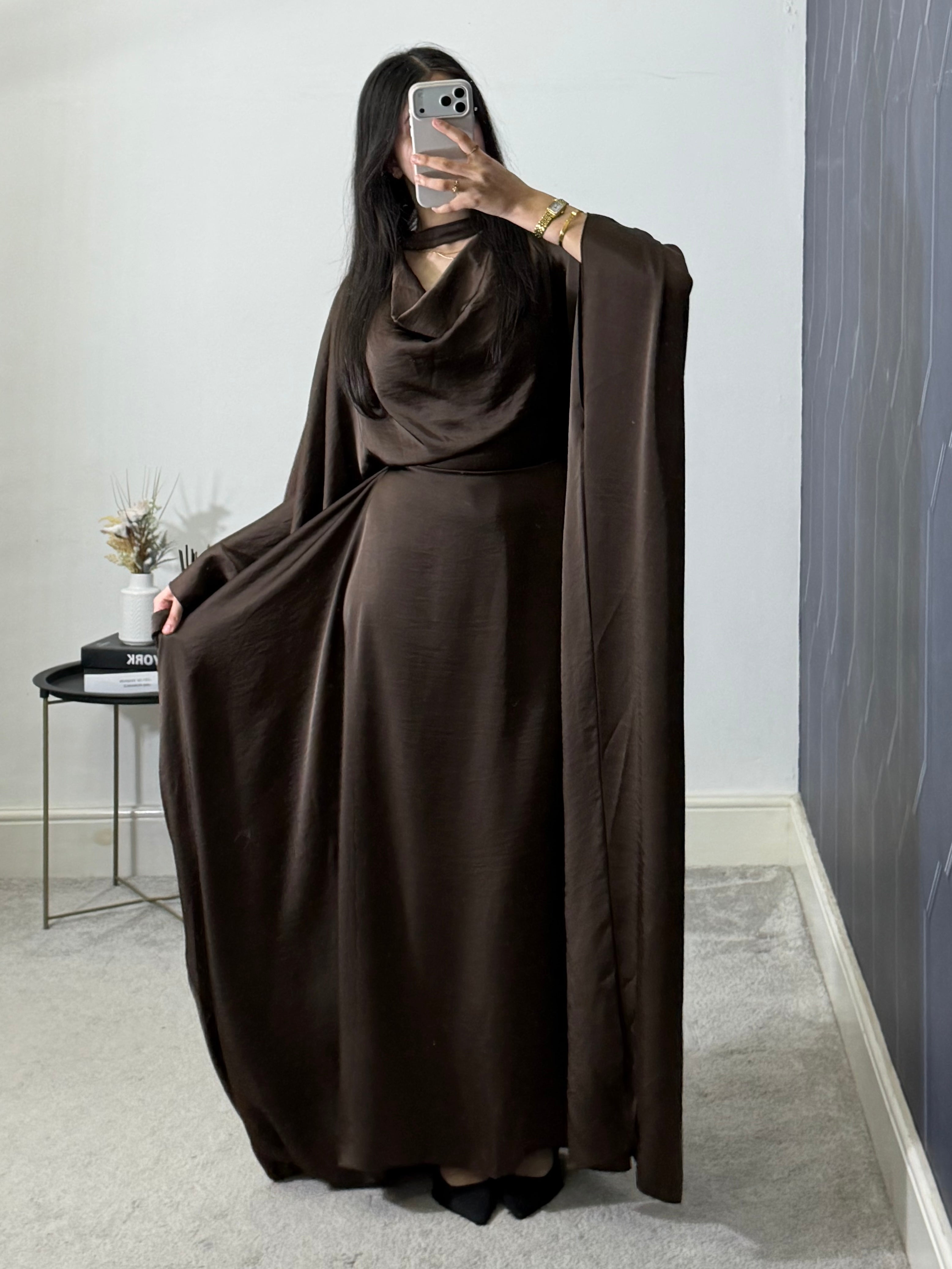 Aleena Kaftan Dress with inner belt