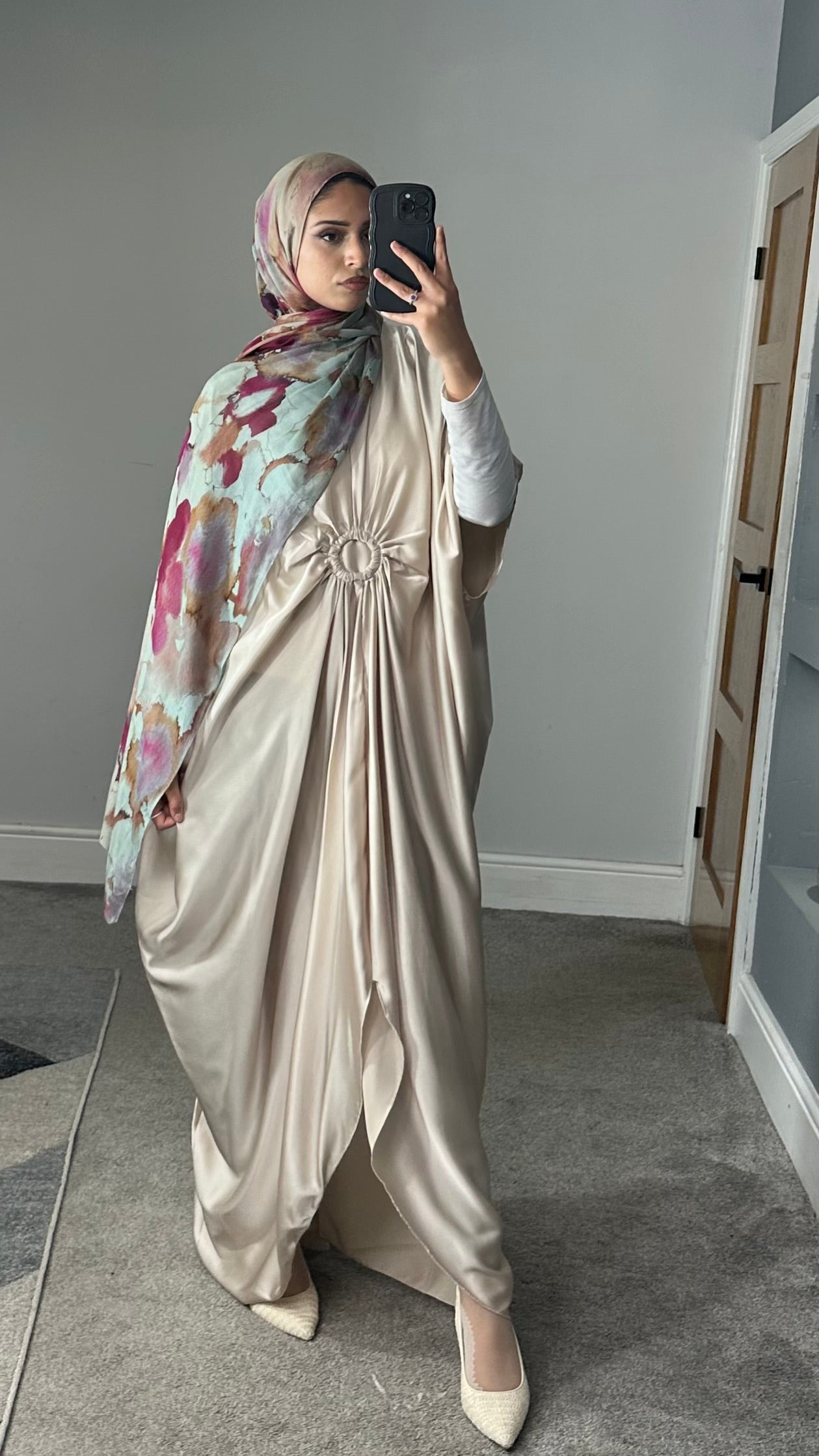 Aysel Satin Kaftan
