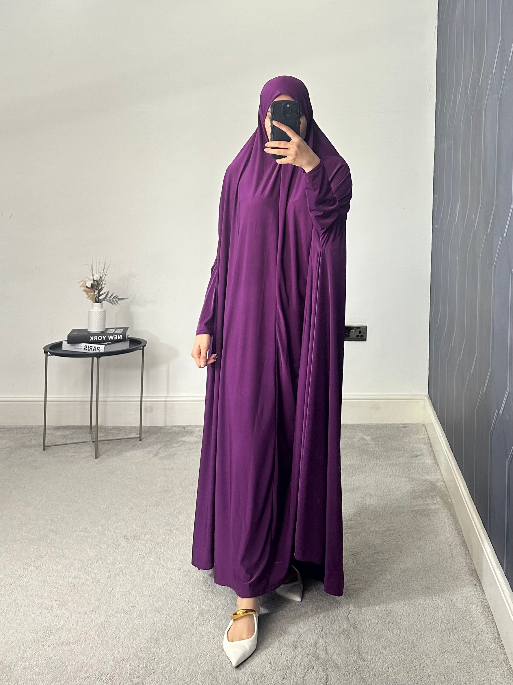Prayer Jilbab/Khimar/Burkah( Black )