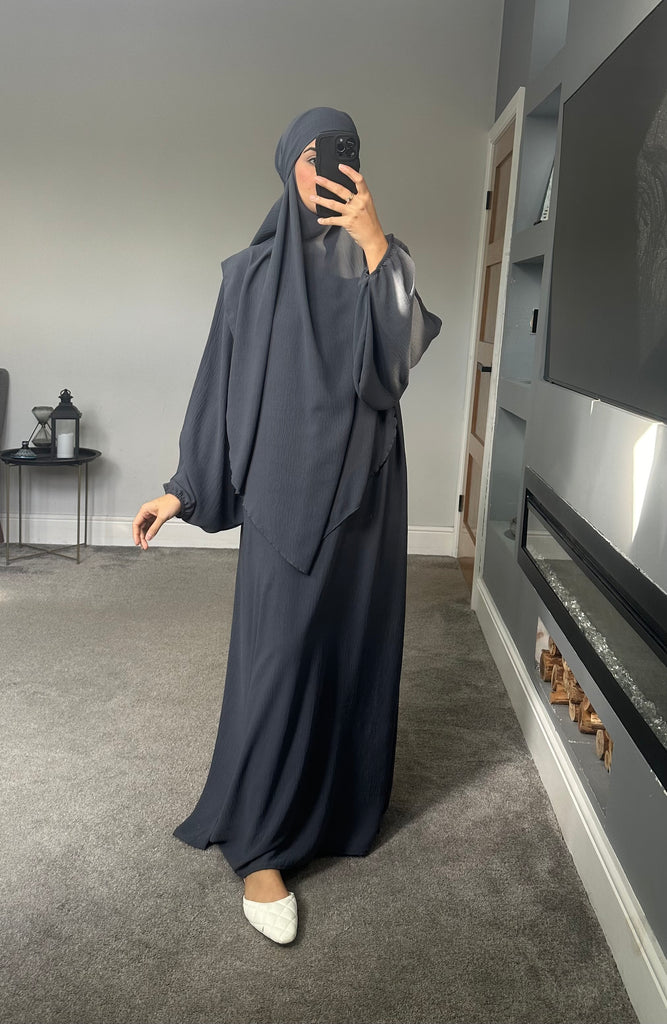 Hareem Batwing Sleeves Khimar Set