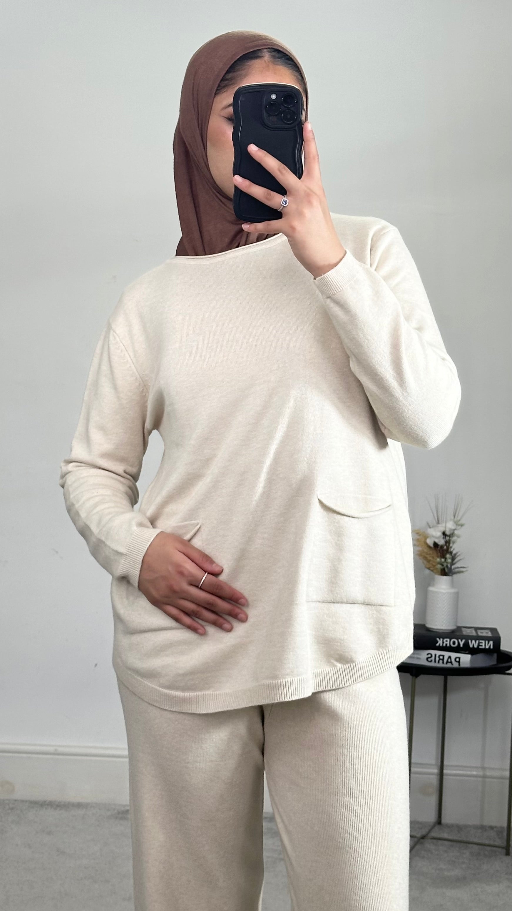 Knitted 2 piece co-ords set