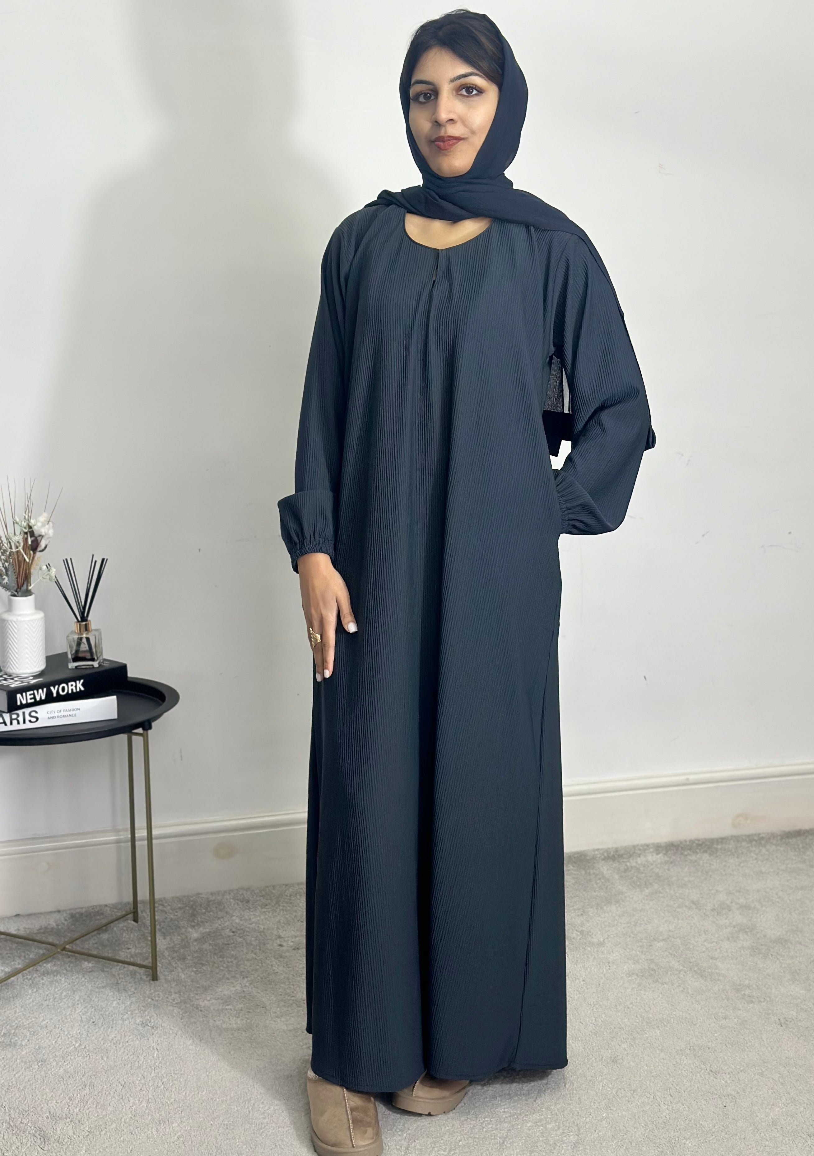 Husna Abaya (Grey)
