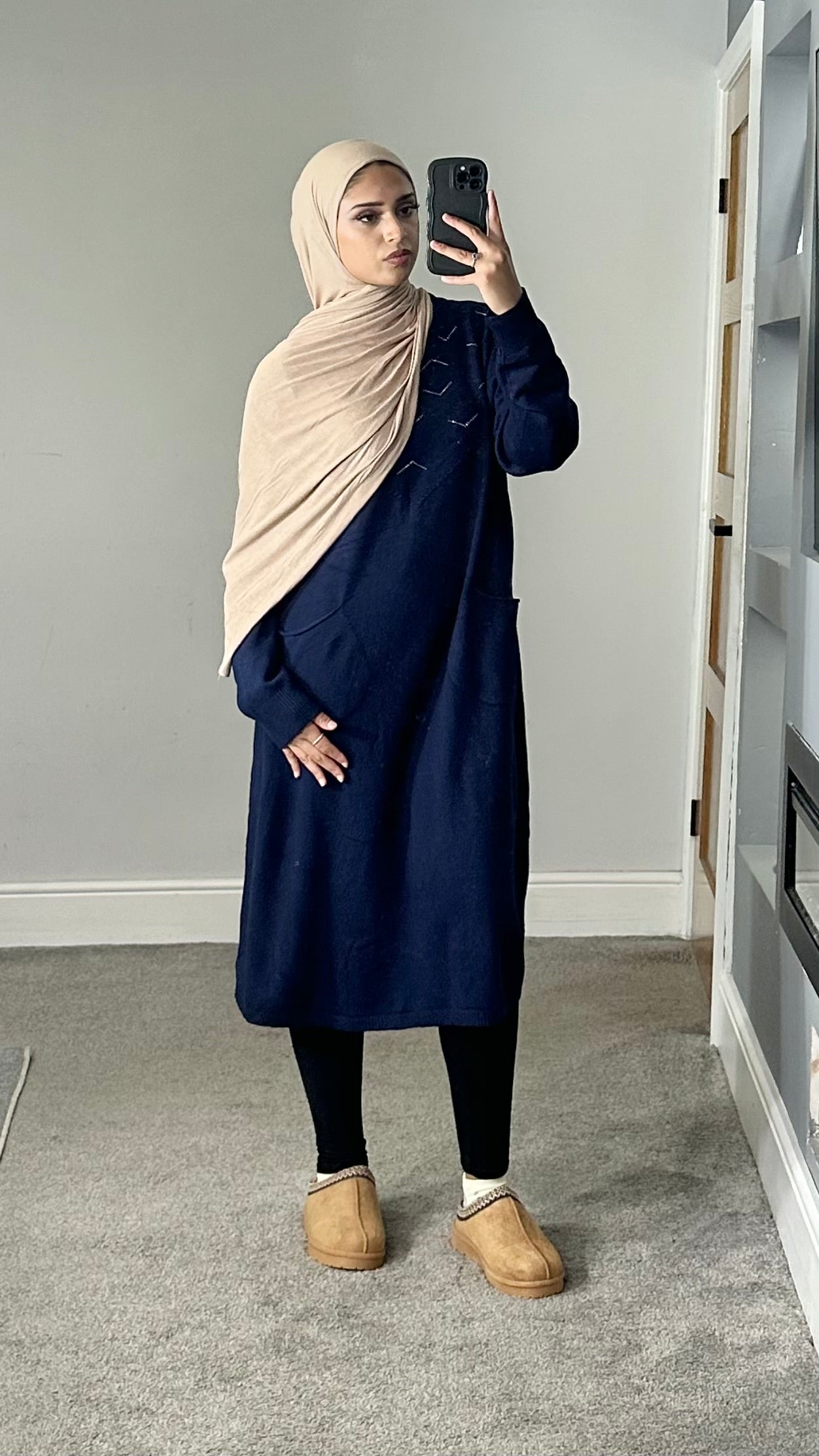 Leema soft knit pocket dress