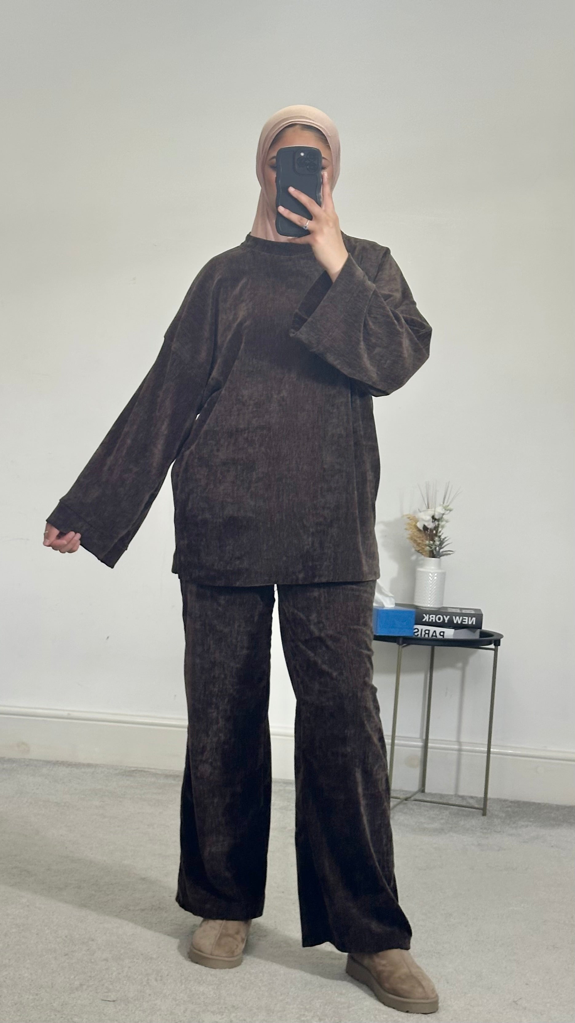 Velvet 2 piece co ords set