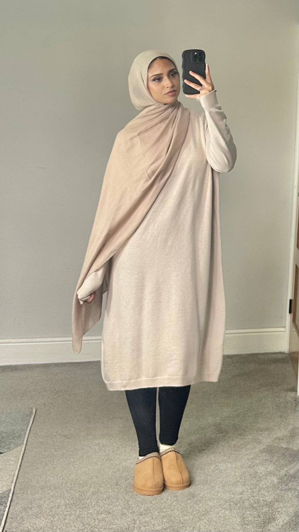 Maya Soft Knit Long sleeve dress