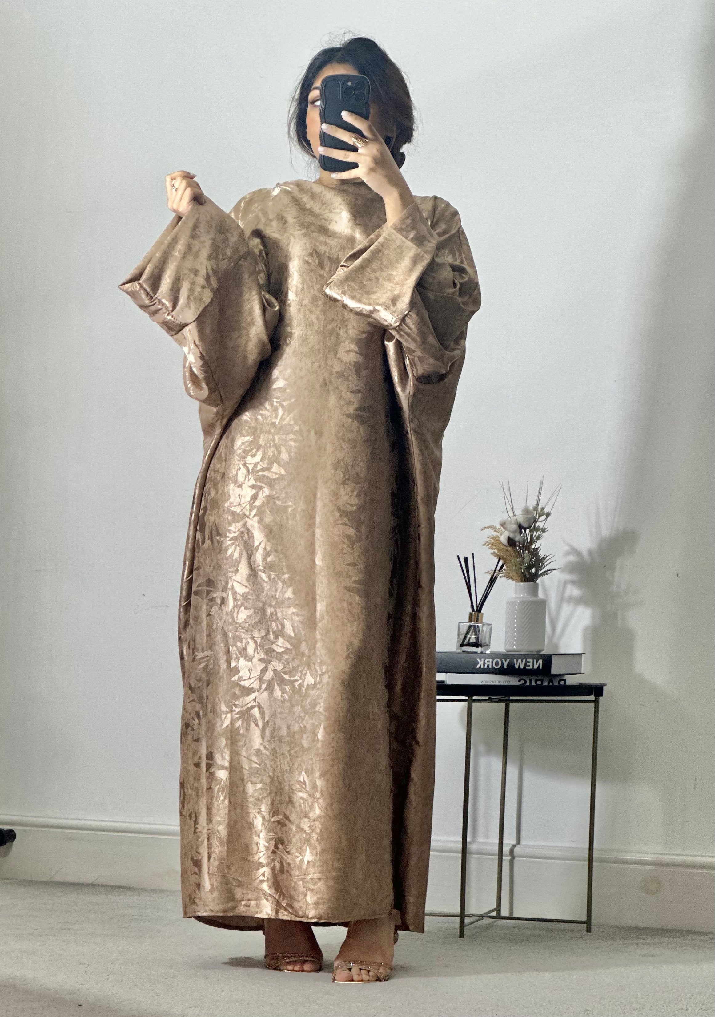 Bloom Satin Maxi Dress