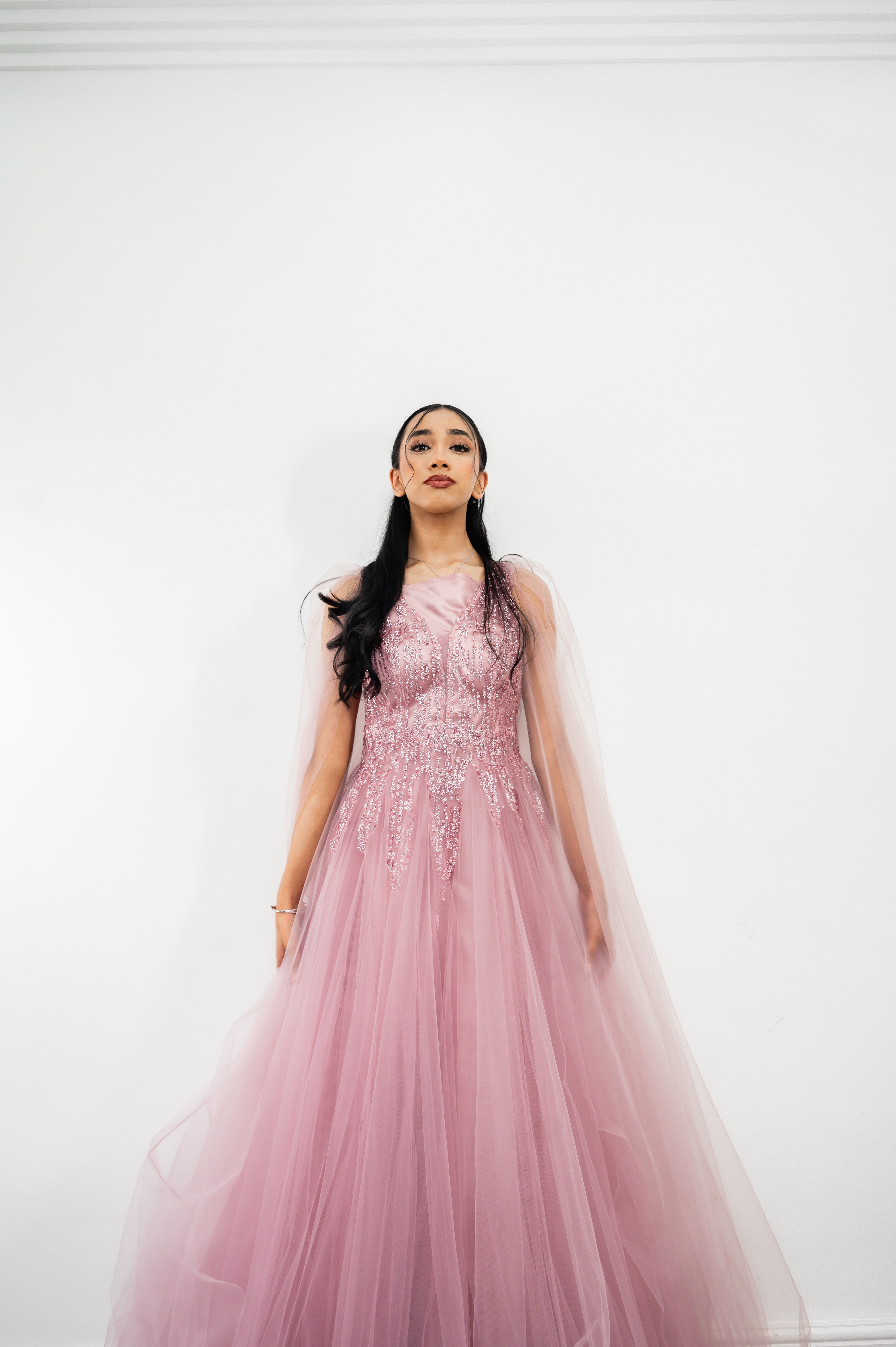 Melike Tulle Gown (Pink)