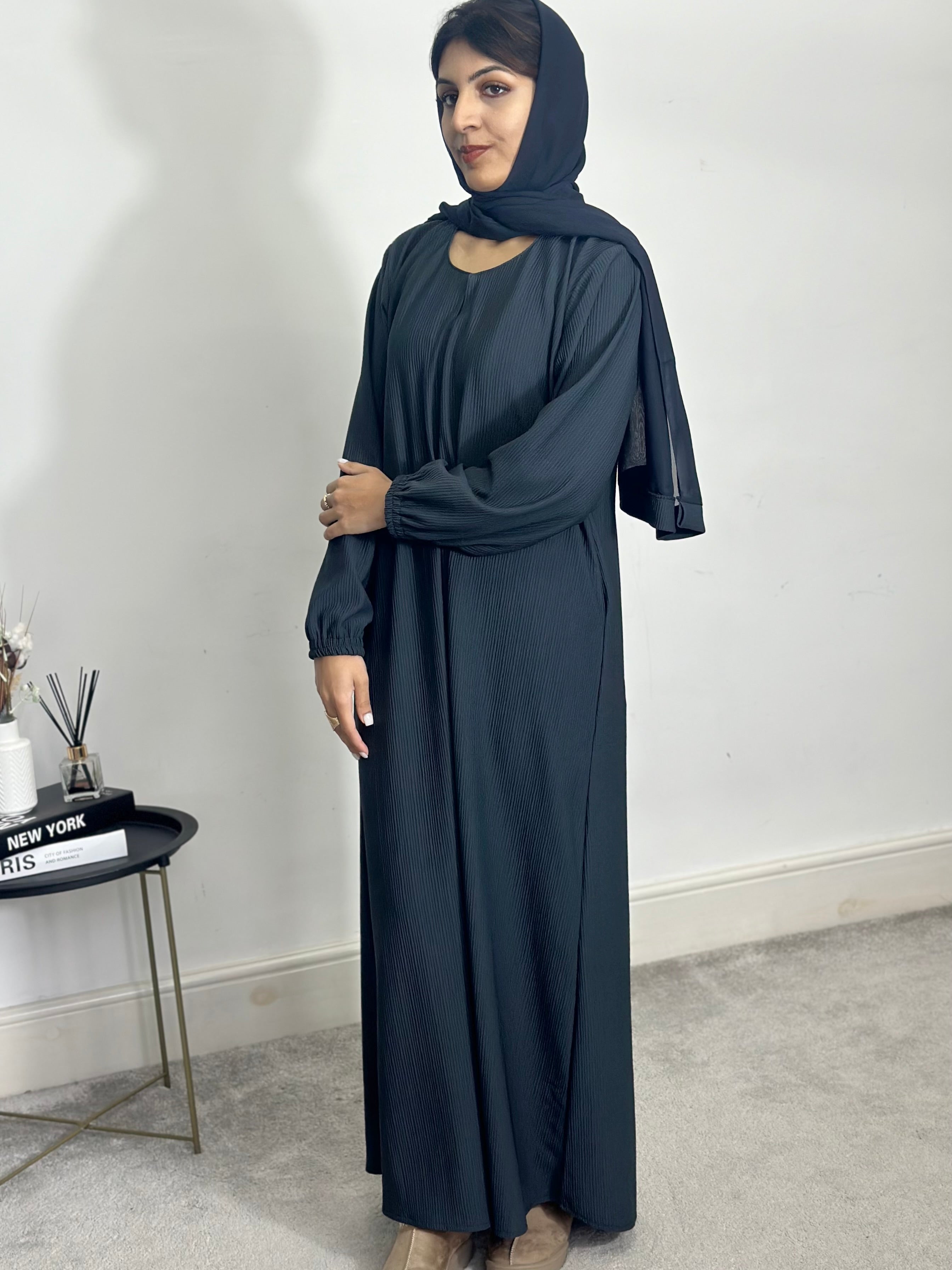 Husna Abaya (Grey)