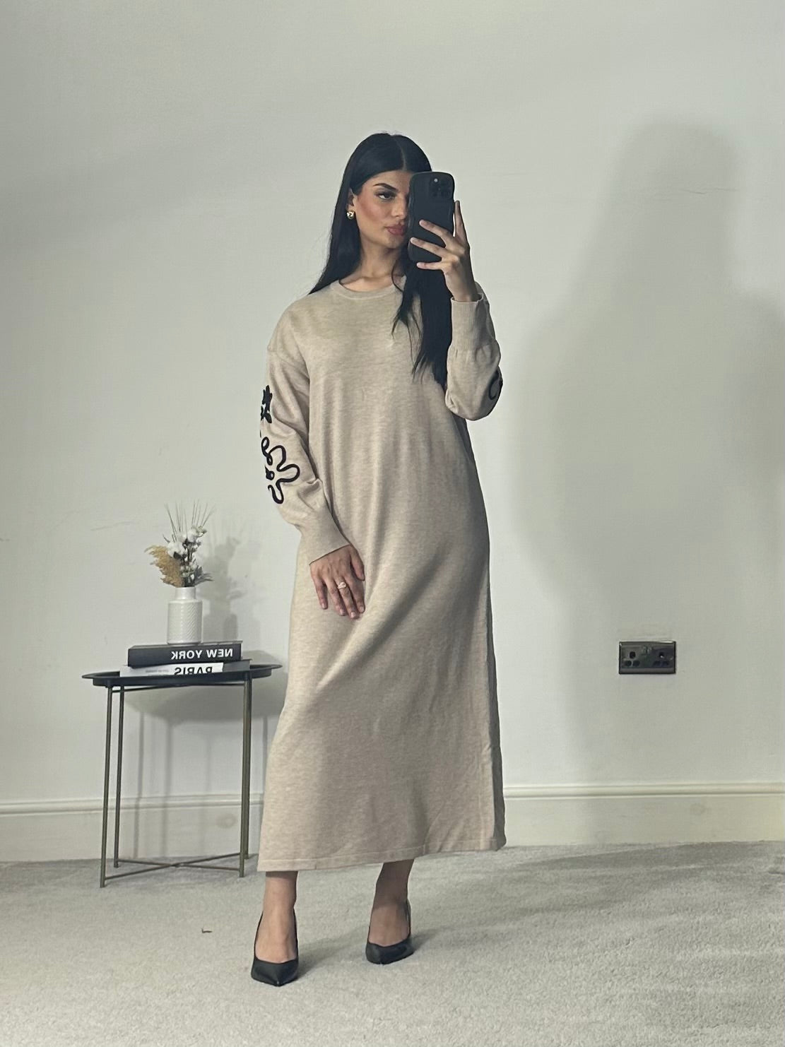 Zeba Long Jumper Dress