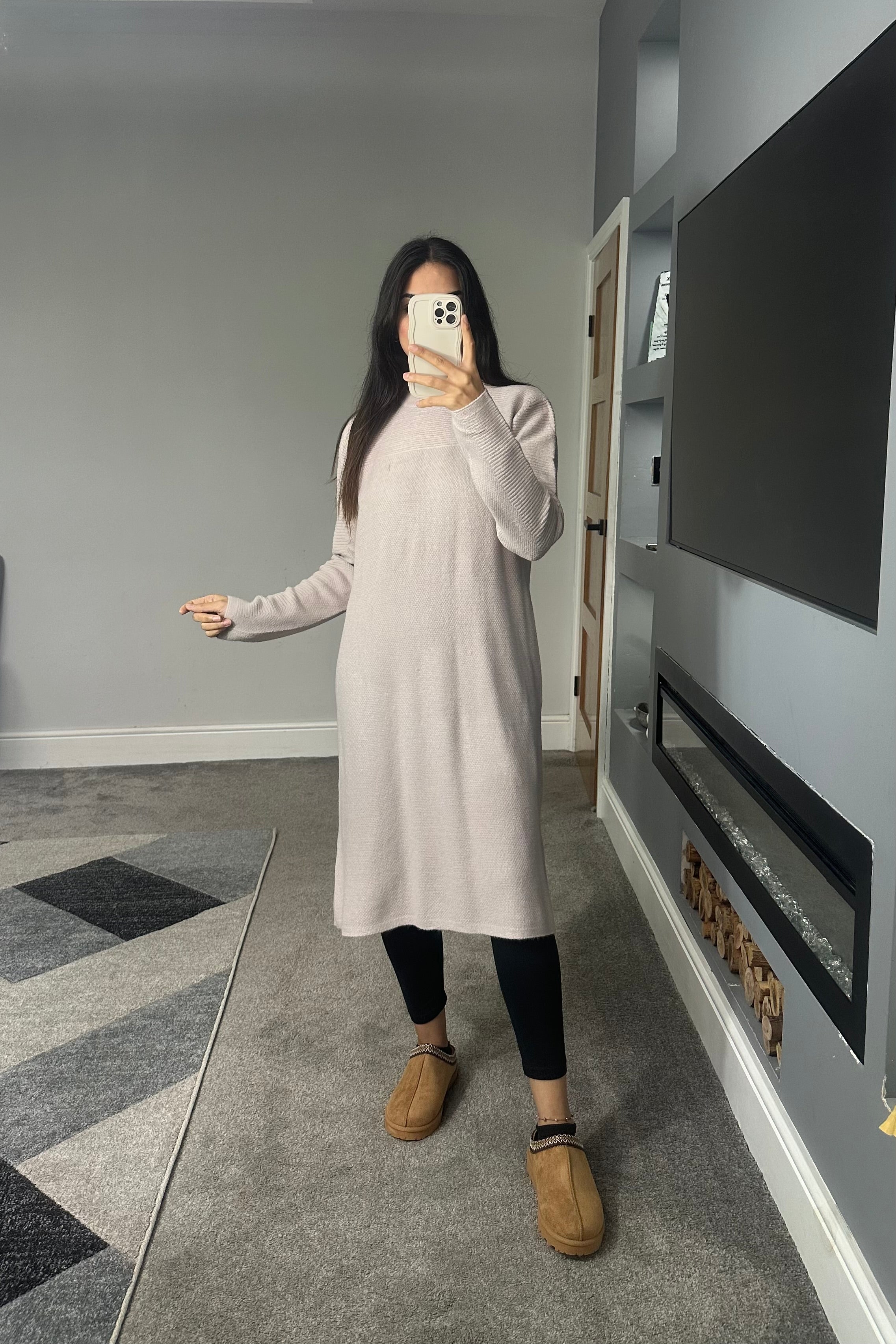 Leena Soft knitted jumper dress