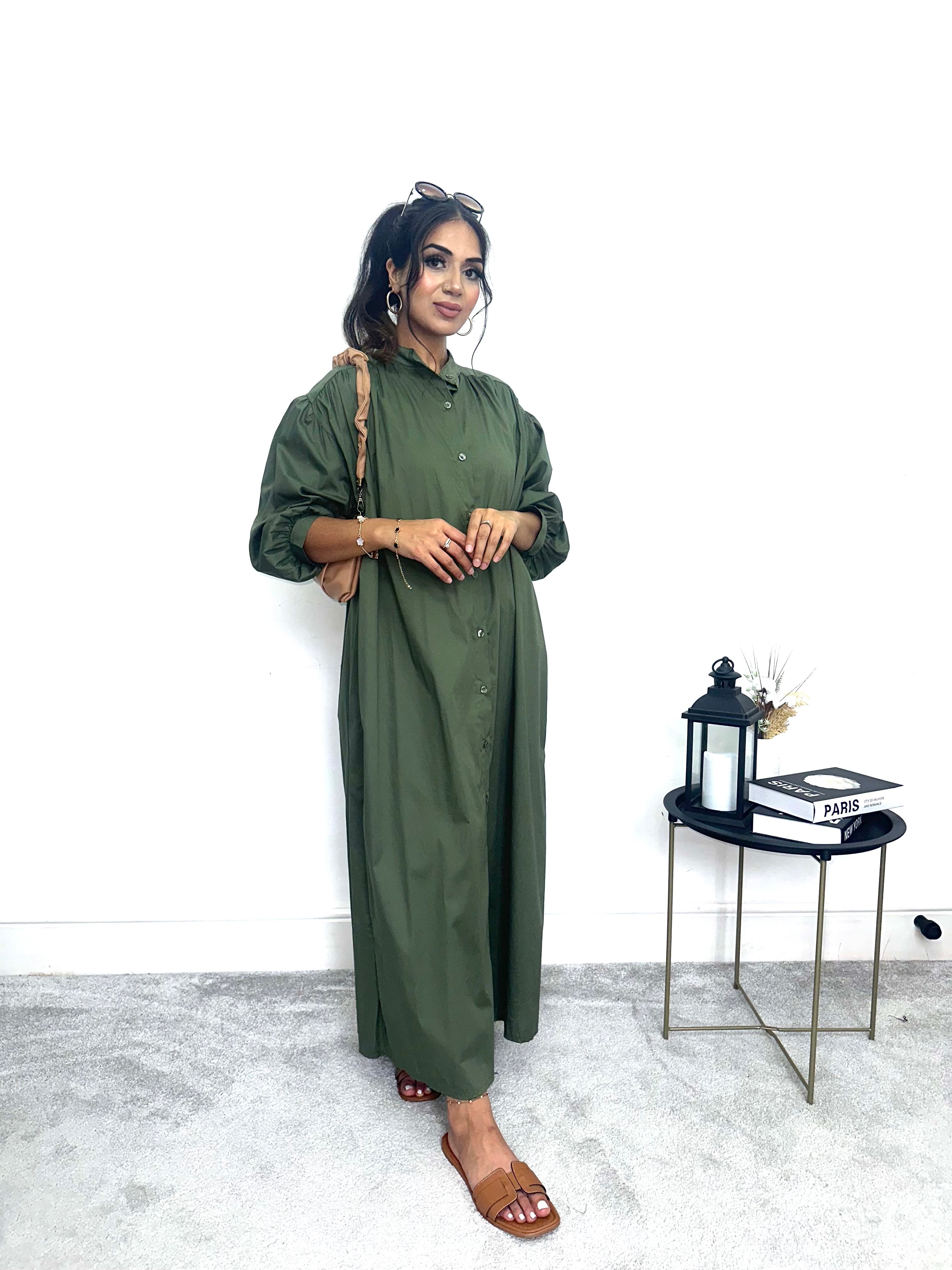 Summer Shirt Maxi Dress