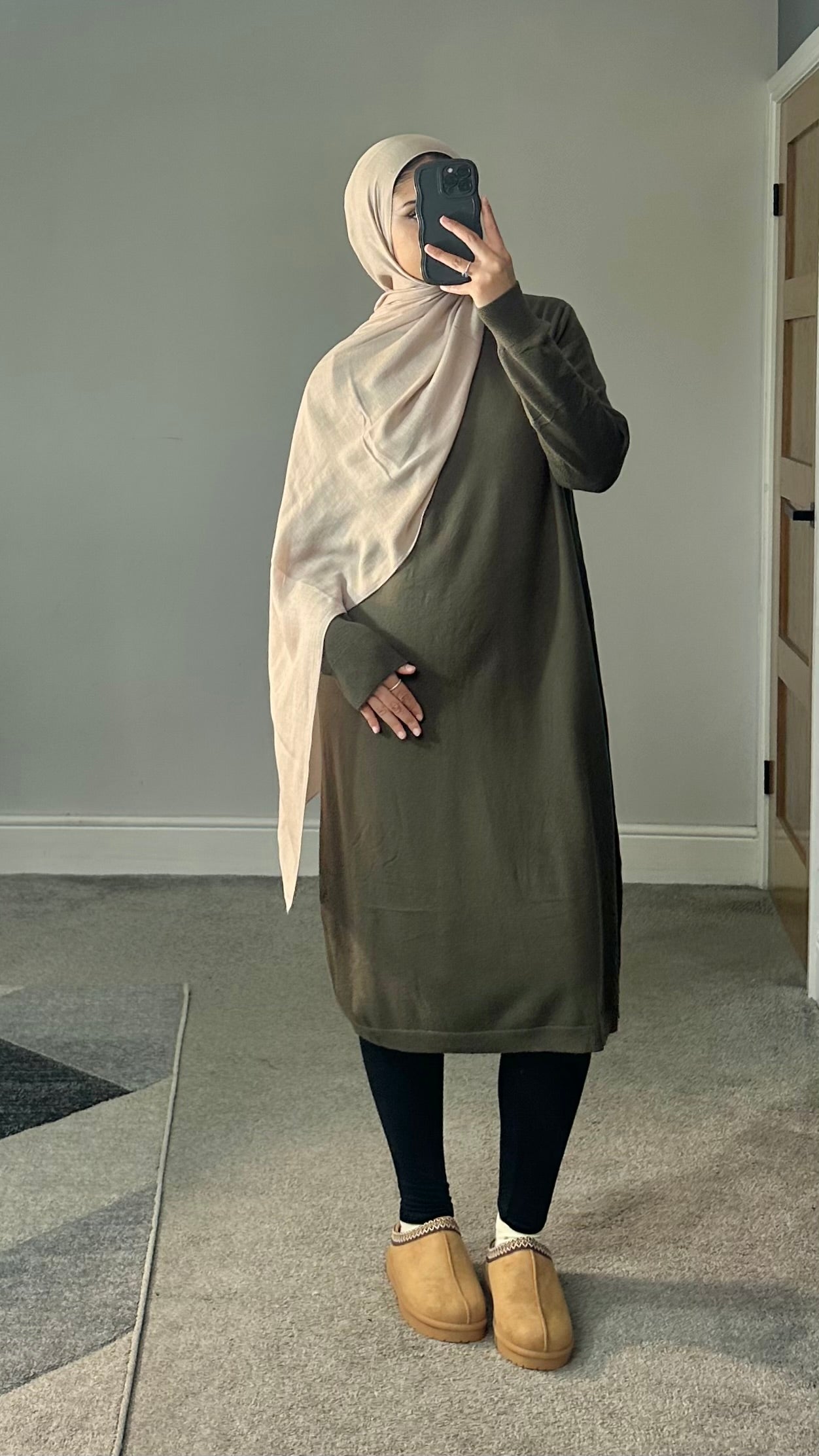 Maya Soft Knit Long sleeve dress