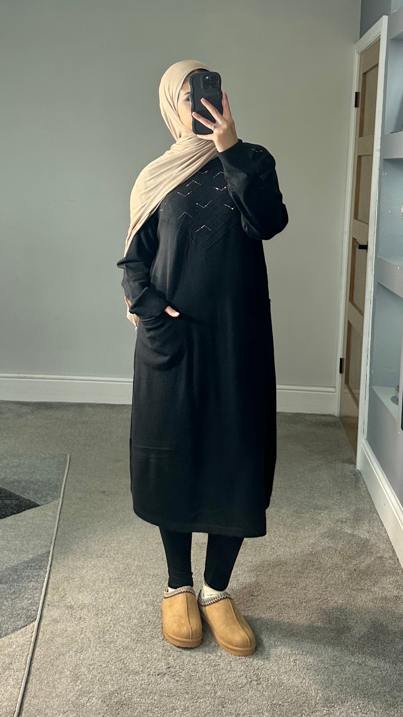 Leema soft knit pocket dress