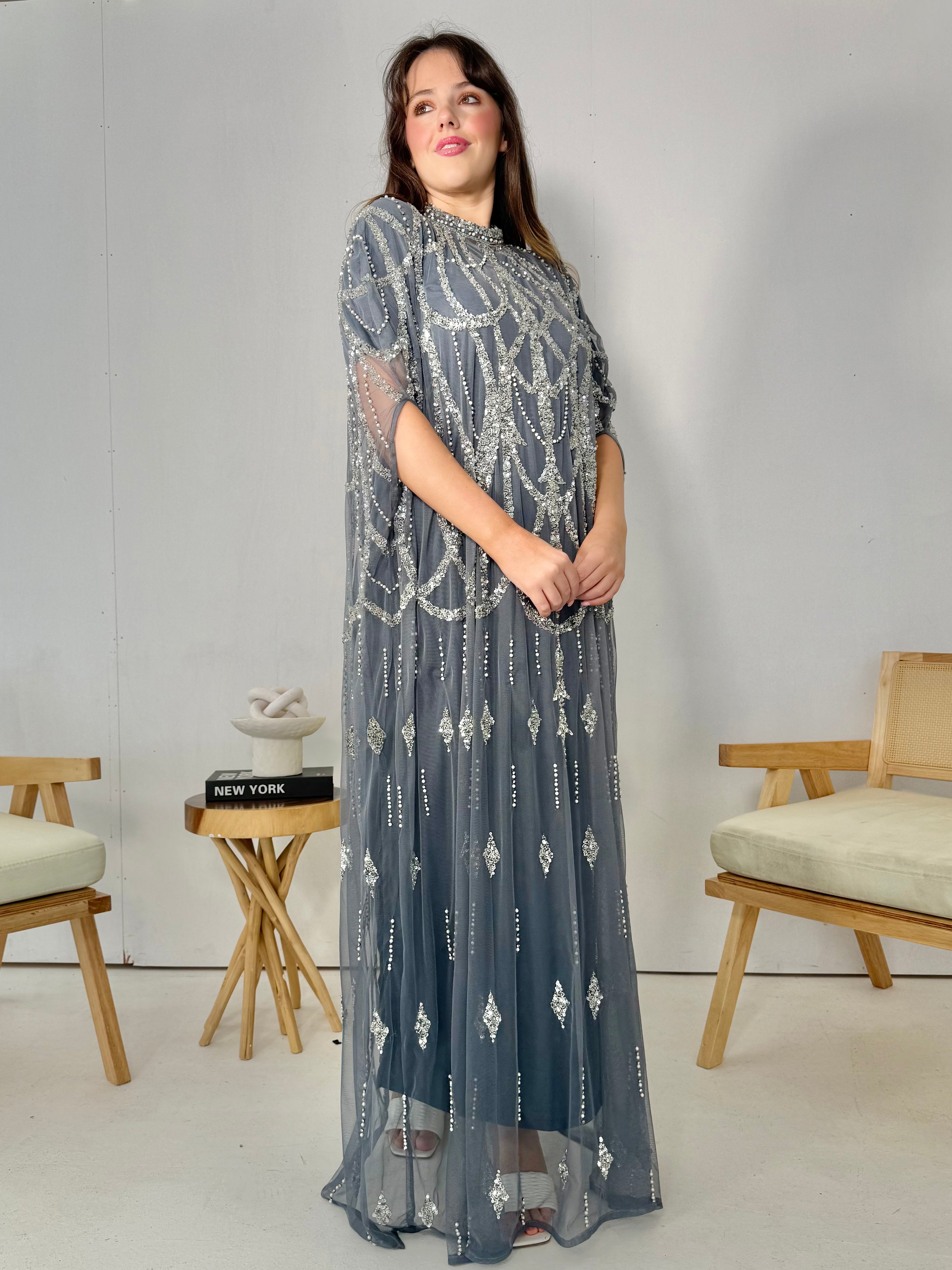 Jumana Embellished Abaya/Dress