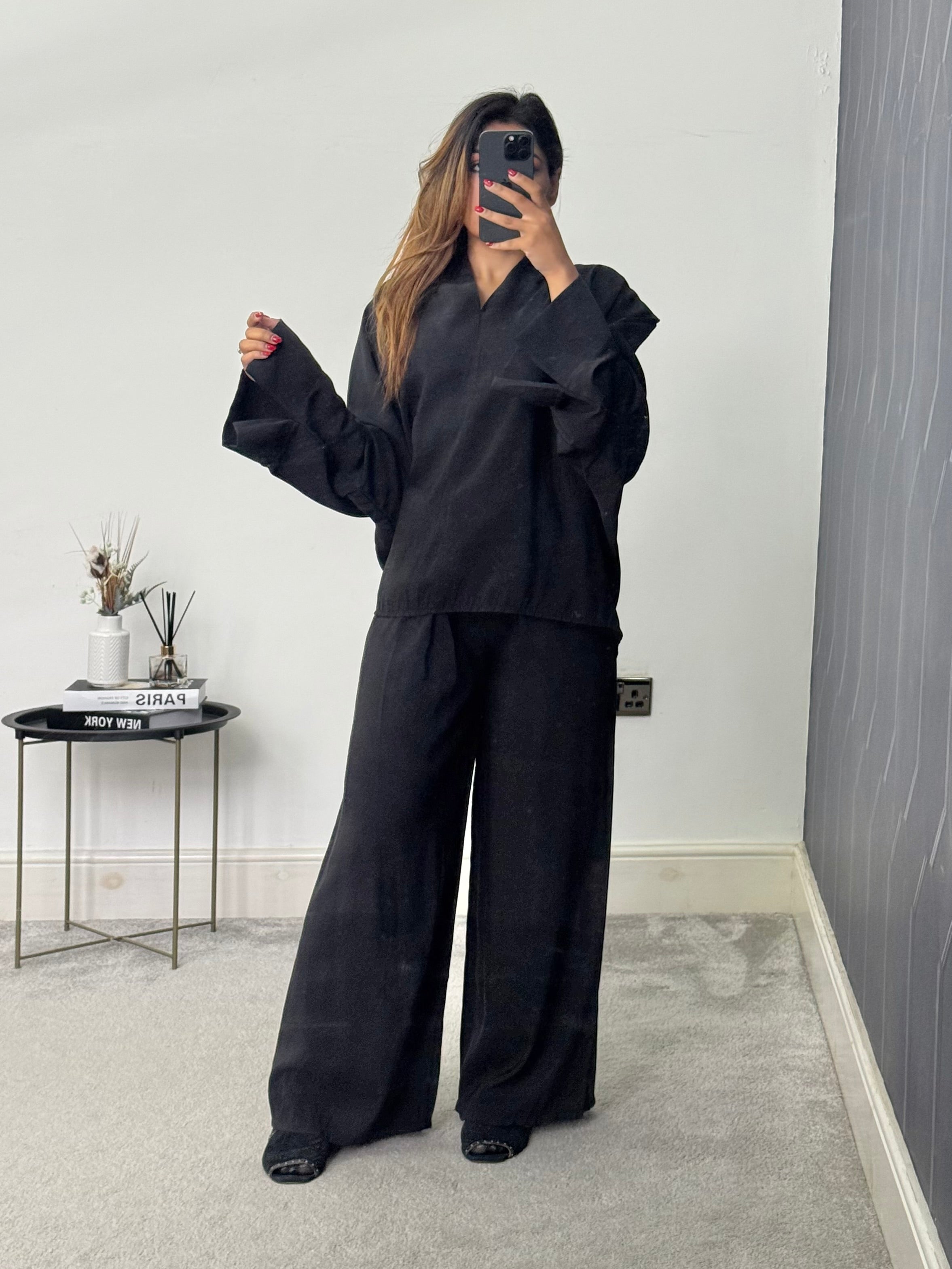 Neha soft drape batwing co ord set