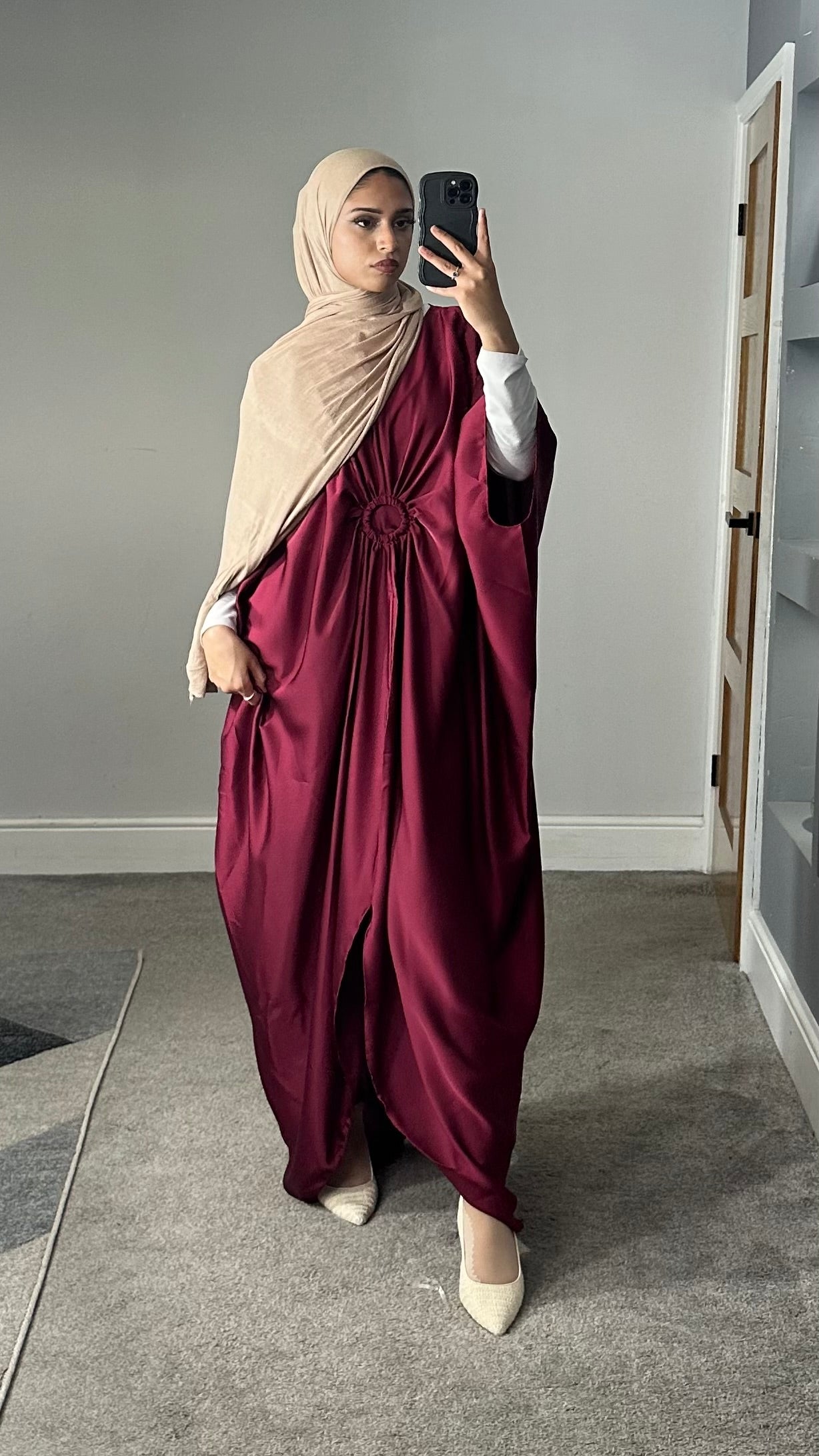 Aysel Satin Kaftan