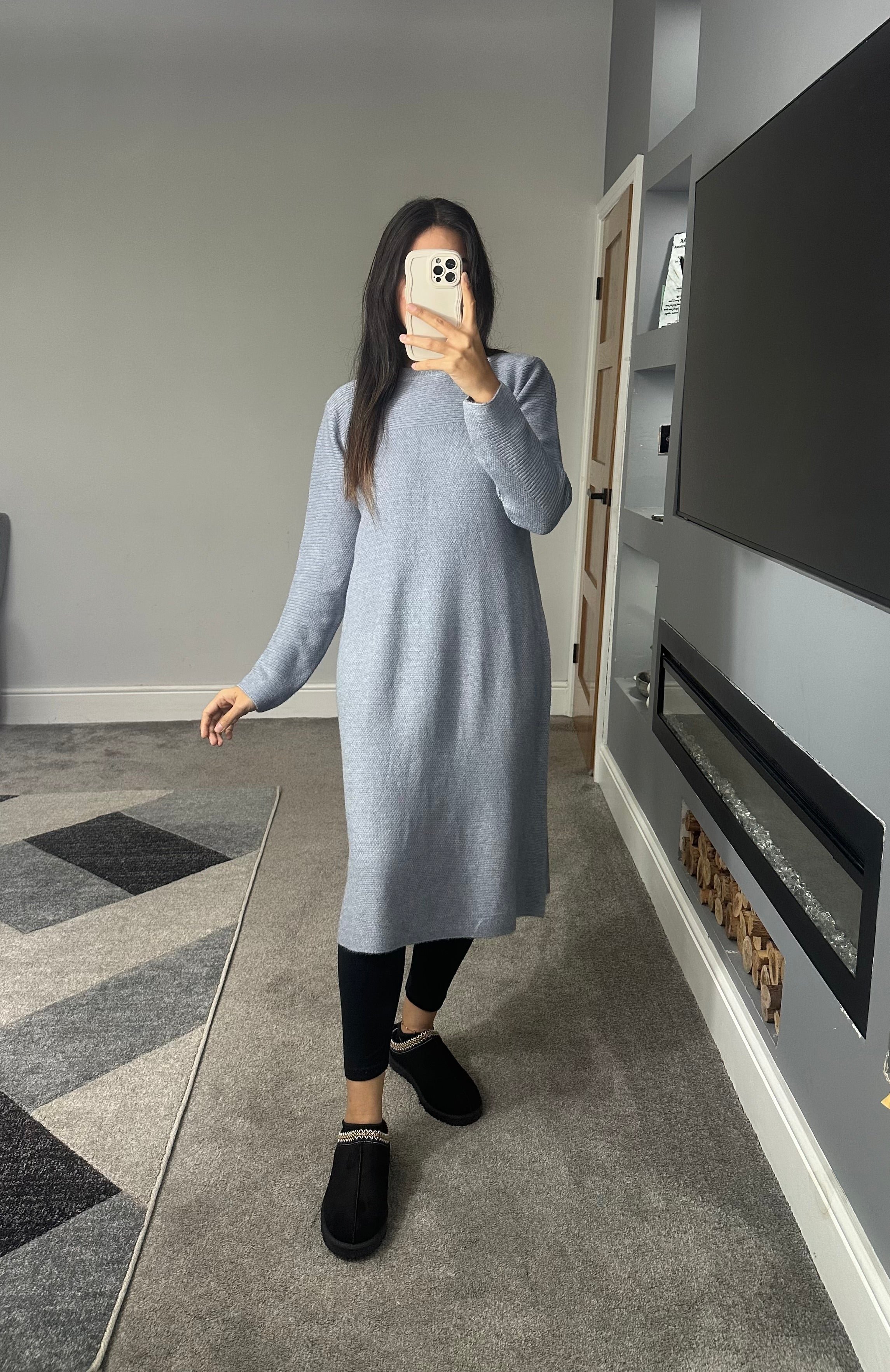 Leena Soft knitted jumper dress