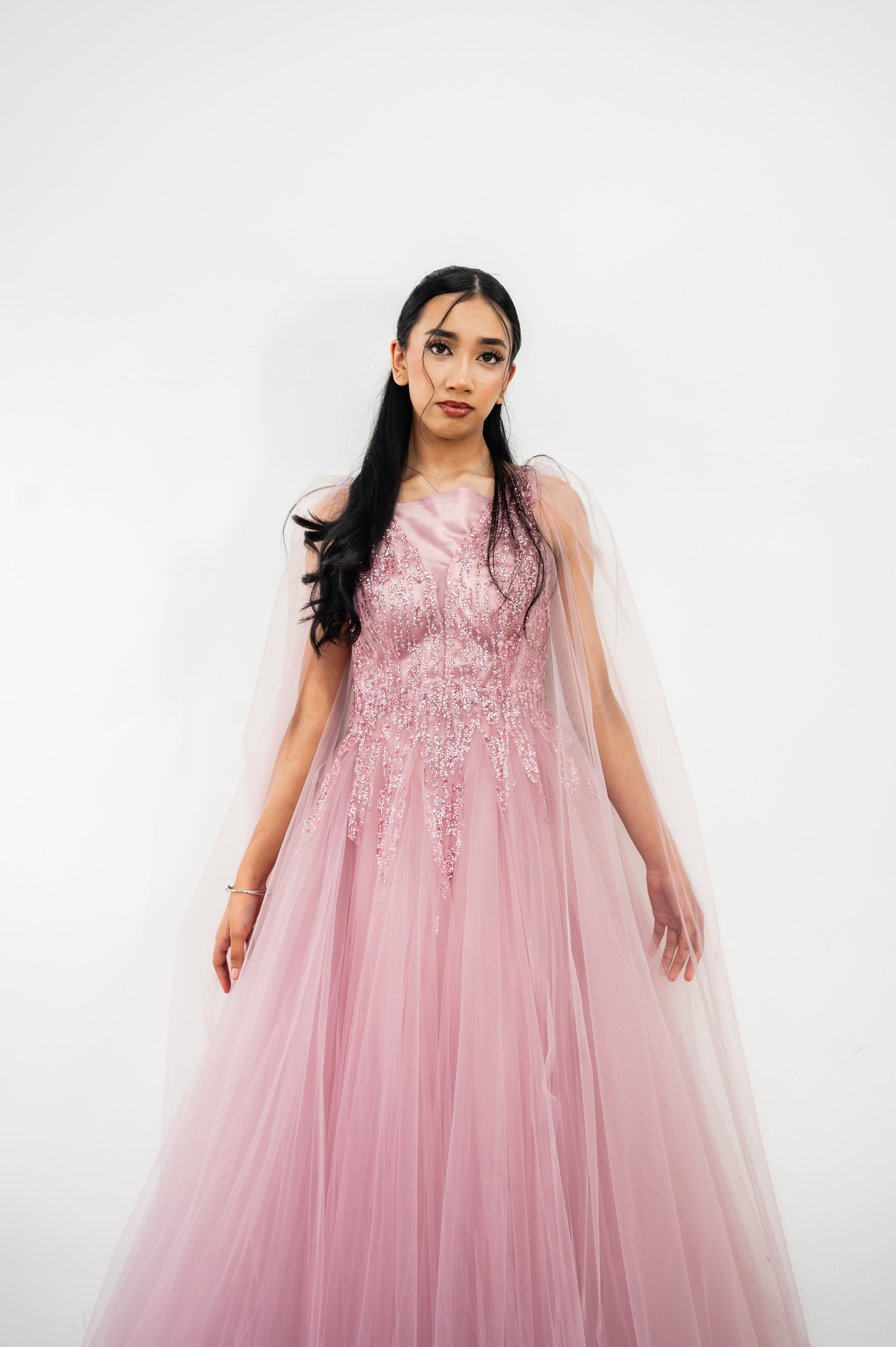 Melike Tulle Gown (Pink)