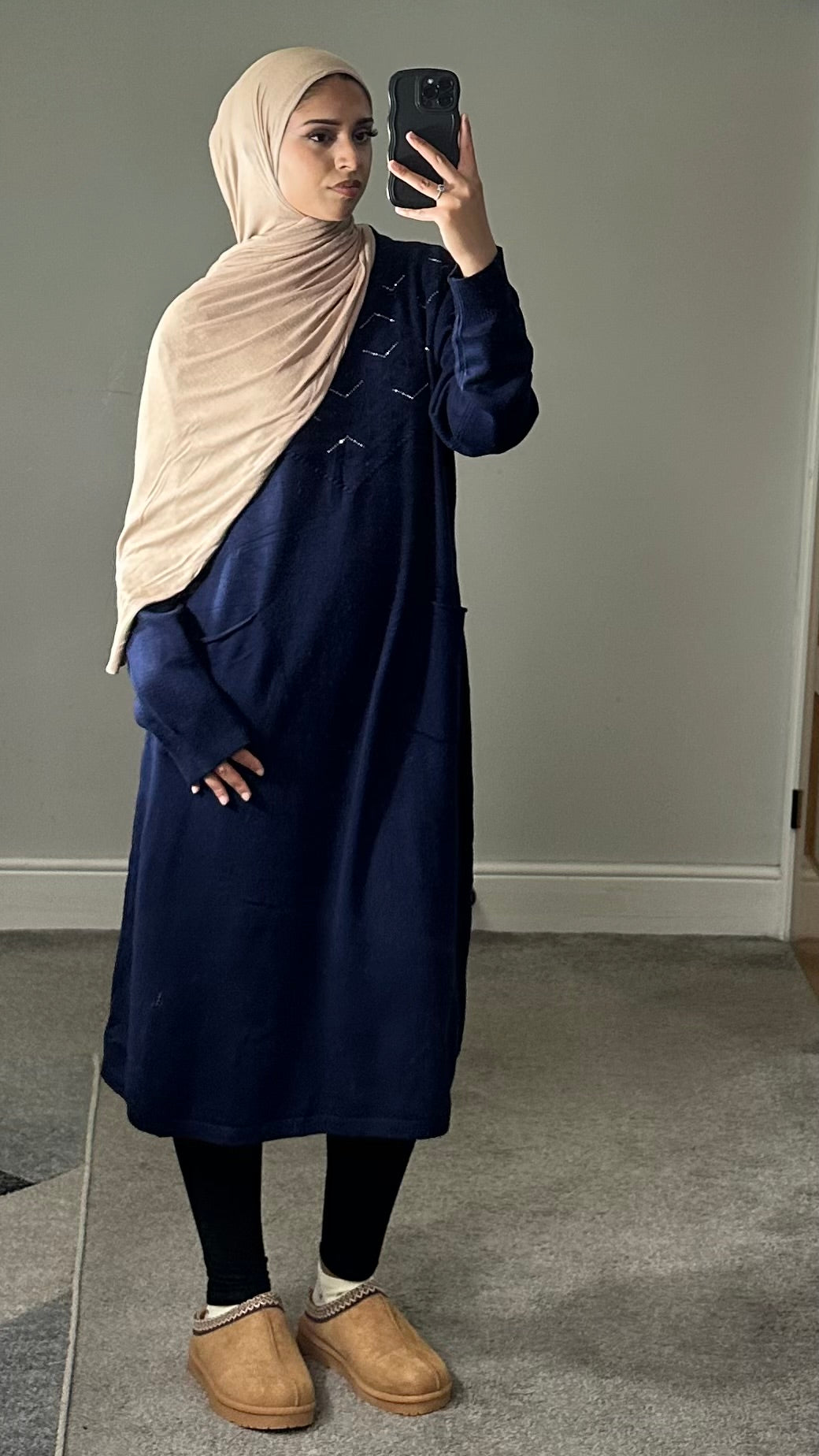 Leema soft knit pocket dress