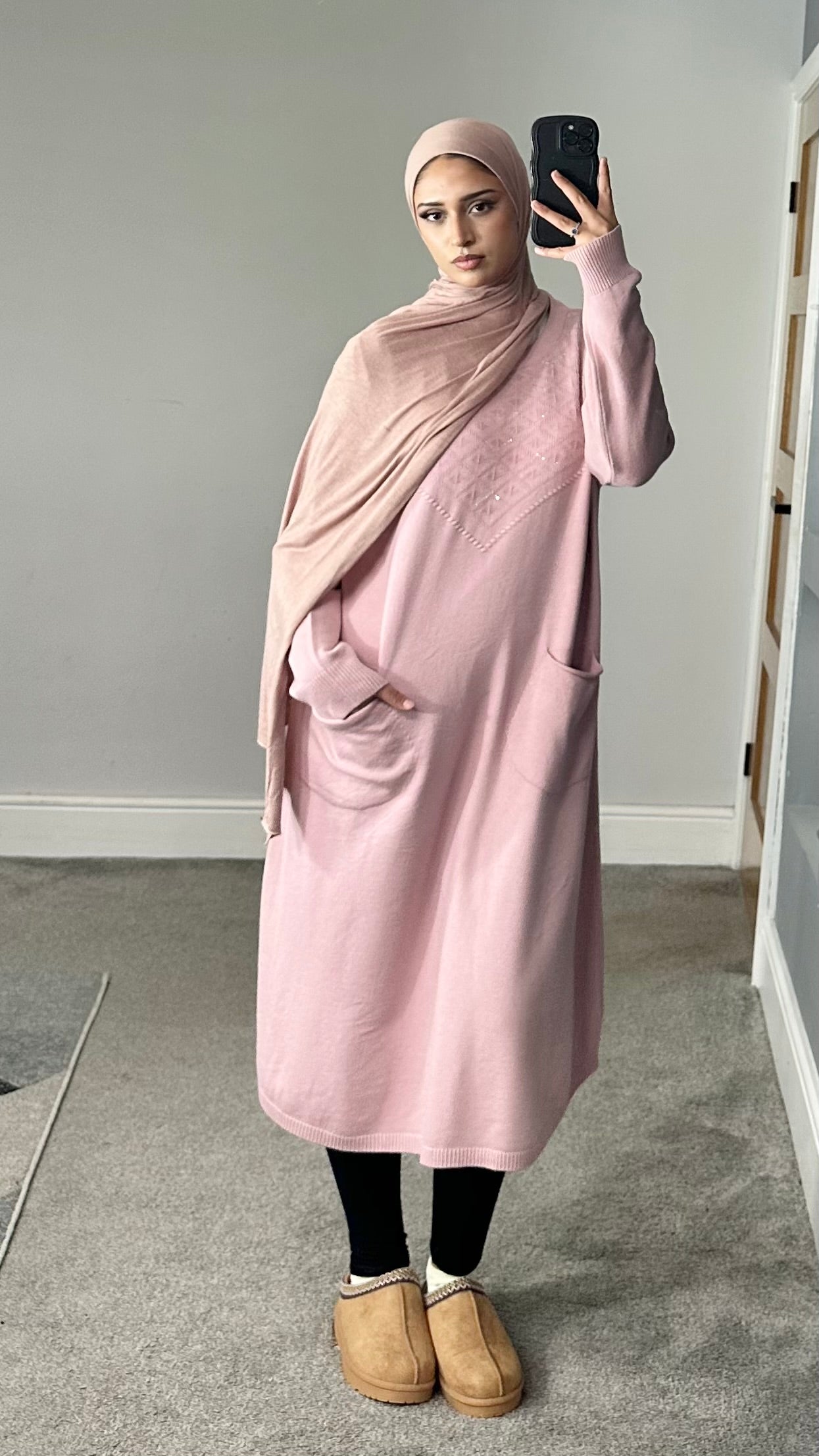 Leema soft knit pocket dress